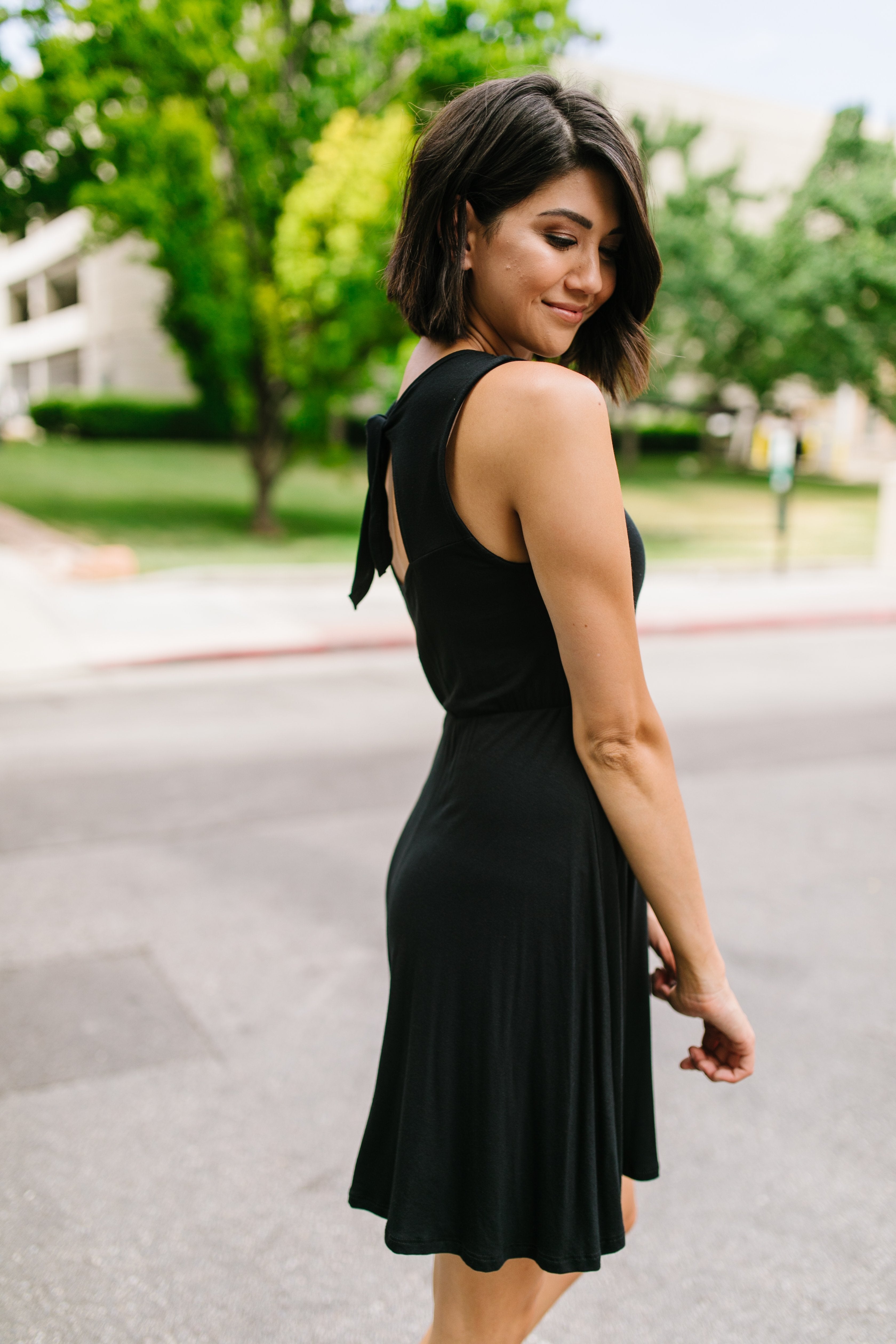 Fun + Flirty Dress In Black