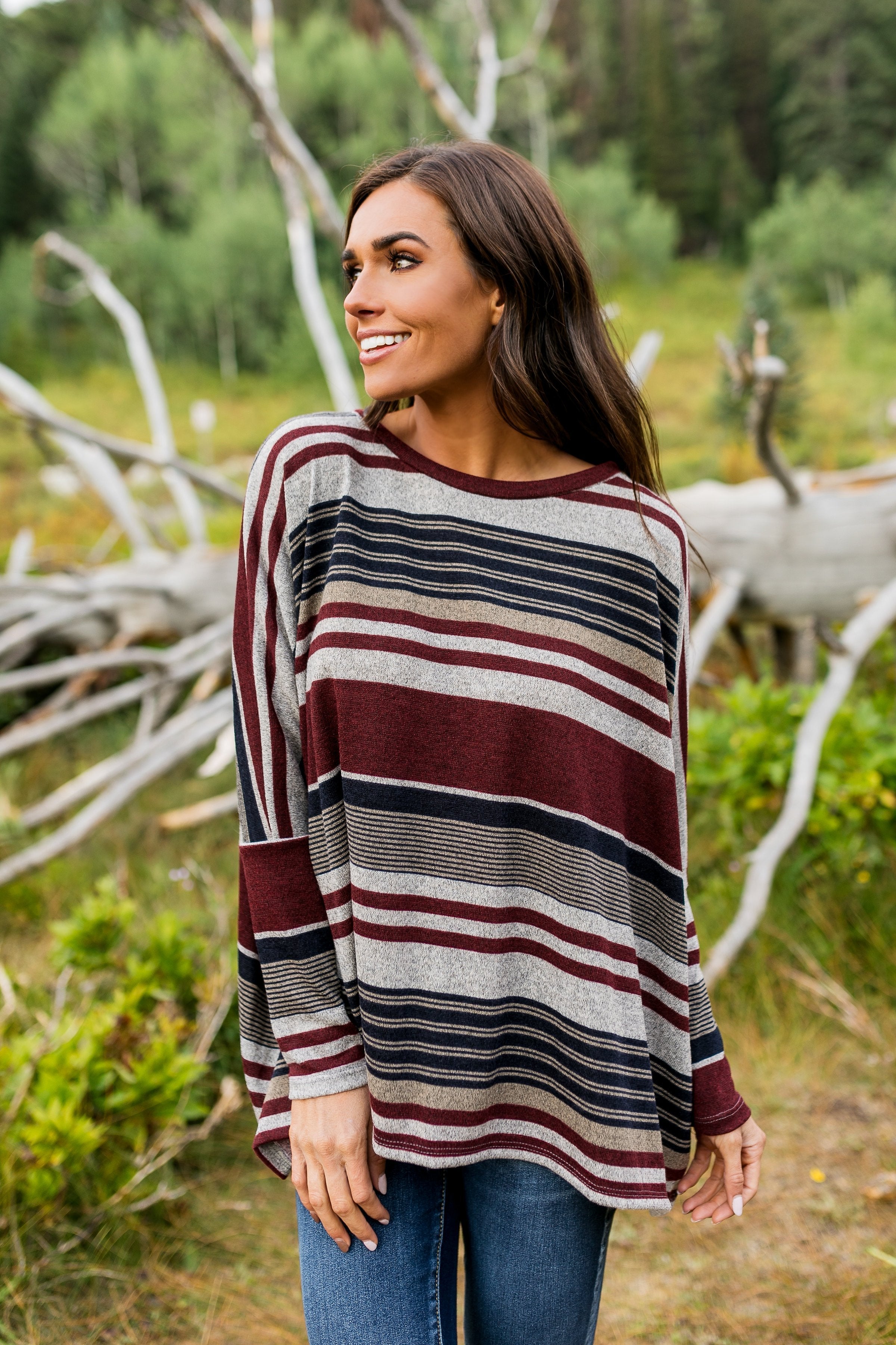 Get In Line Striped Top
