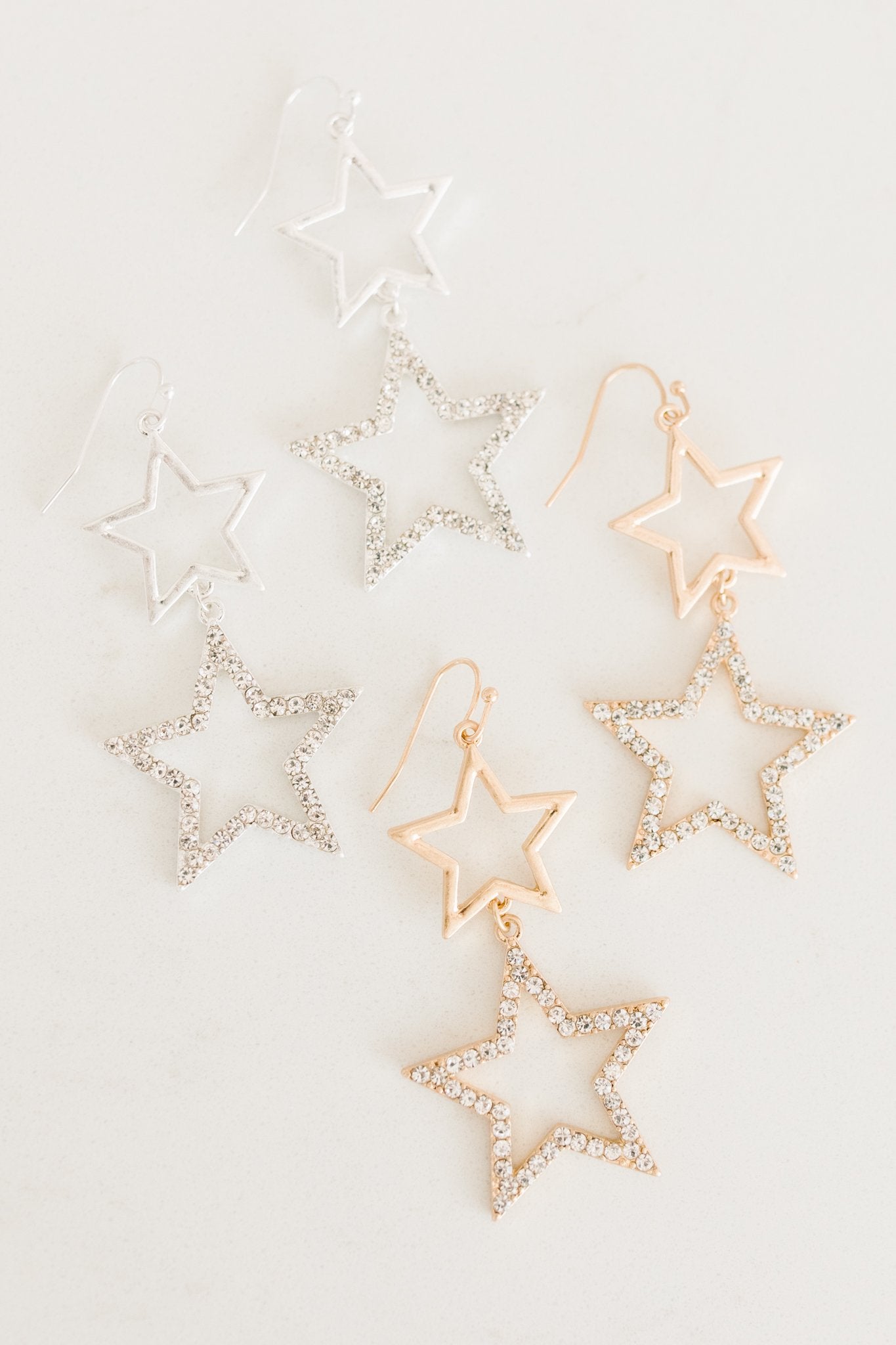 Glimmering Star Earrings