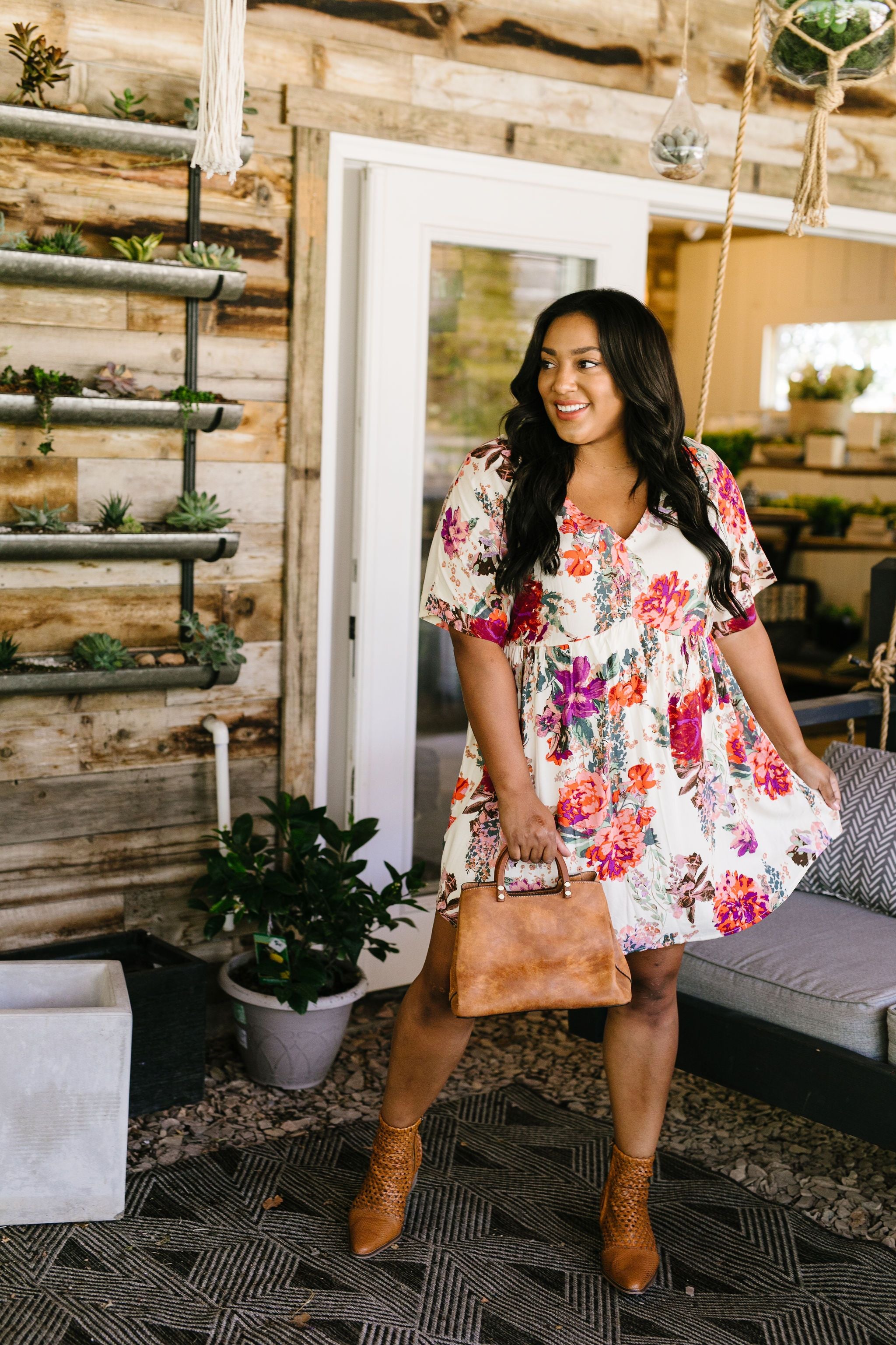 Glorious Garden Floral Dress