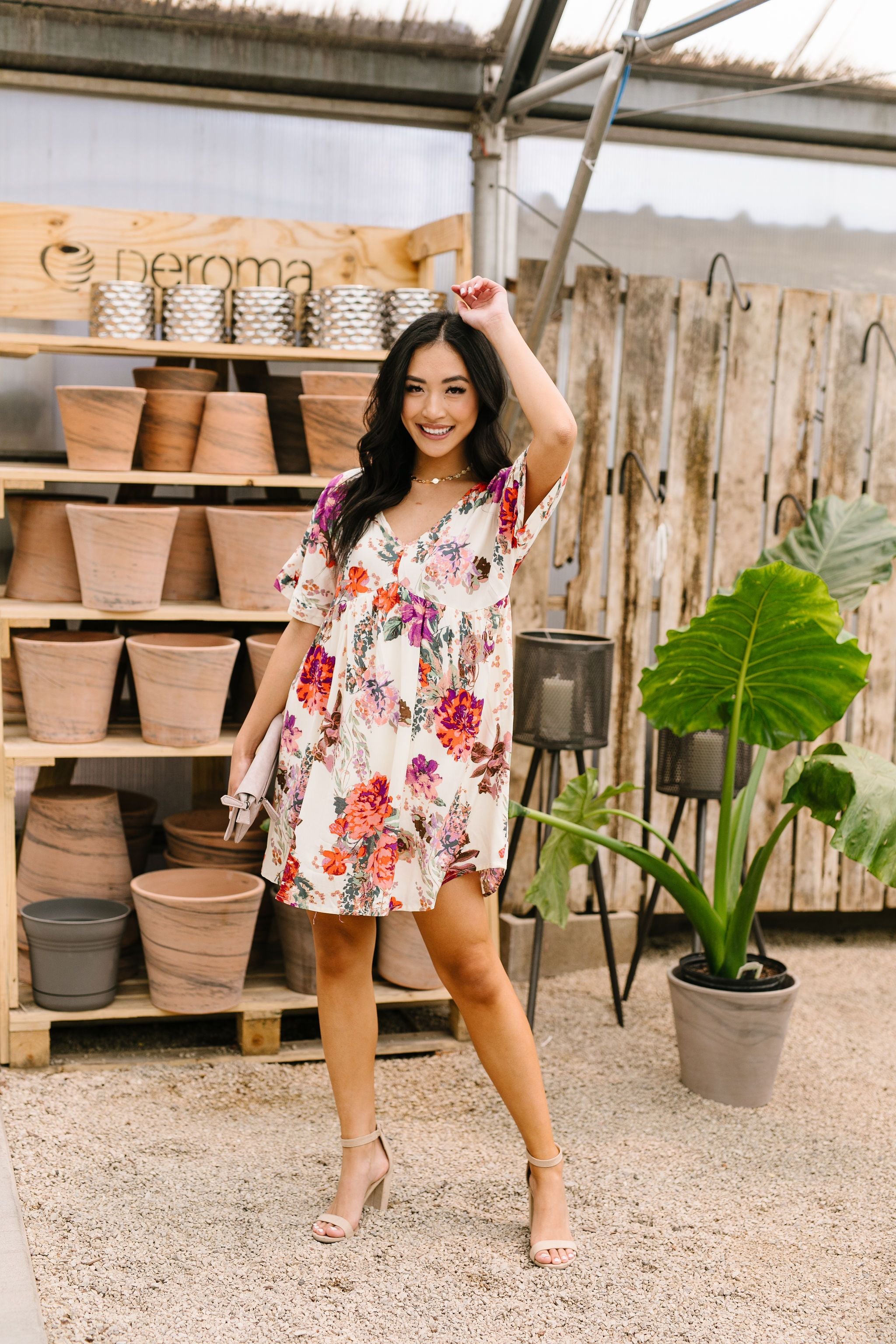 Glorious Garden Floral Dress
