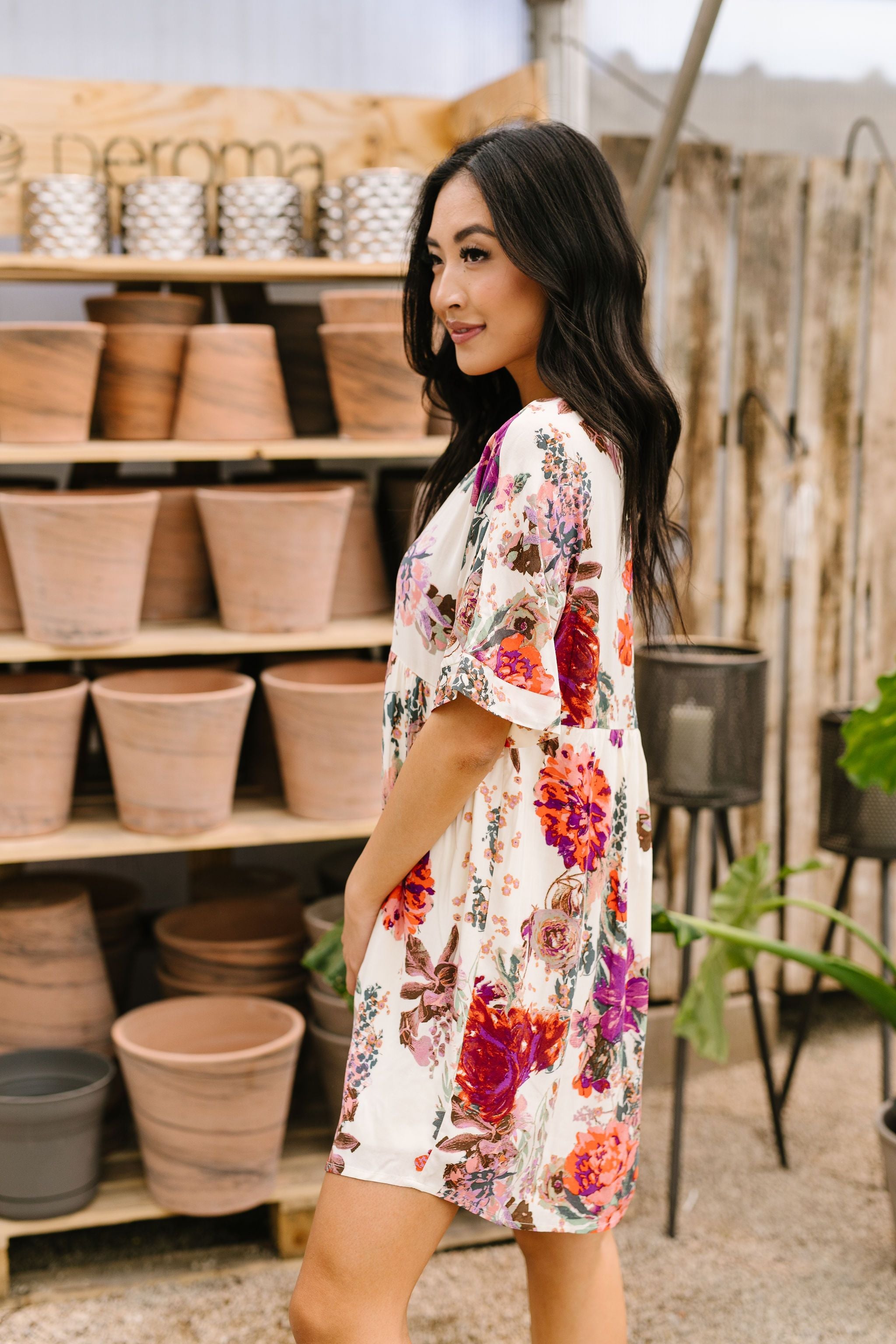 Glorious Garden Floral Dress