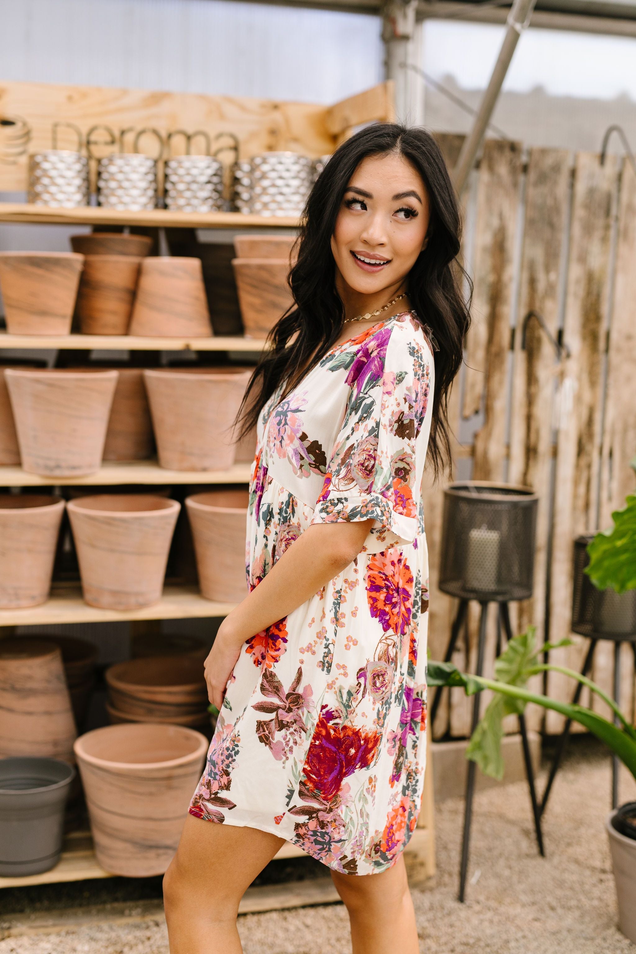 Glorious Garden Floral Dress