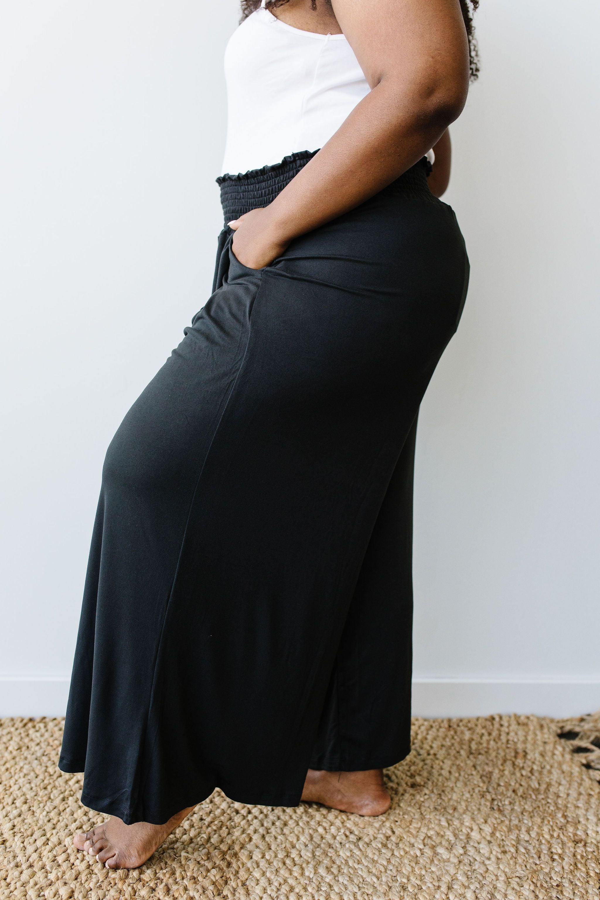 Go Get 'Em Gaucho Pants In Black