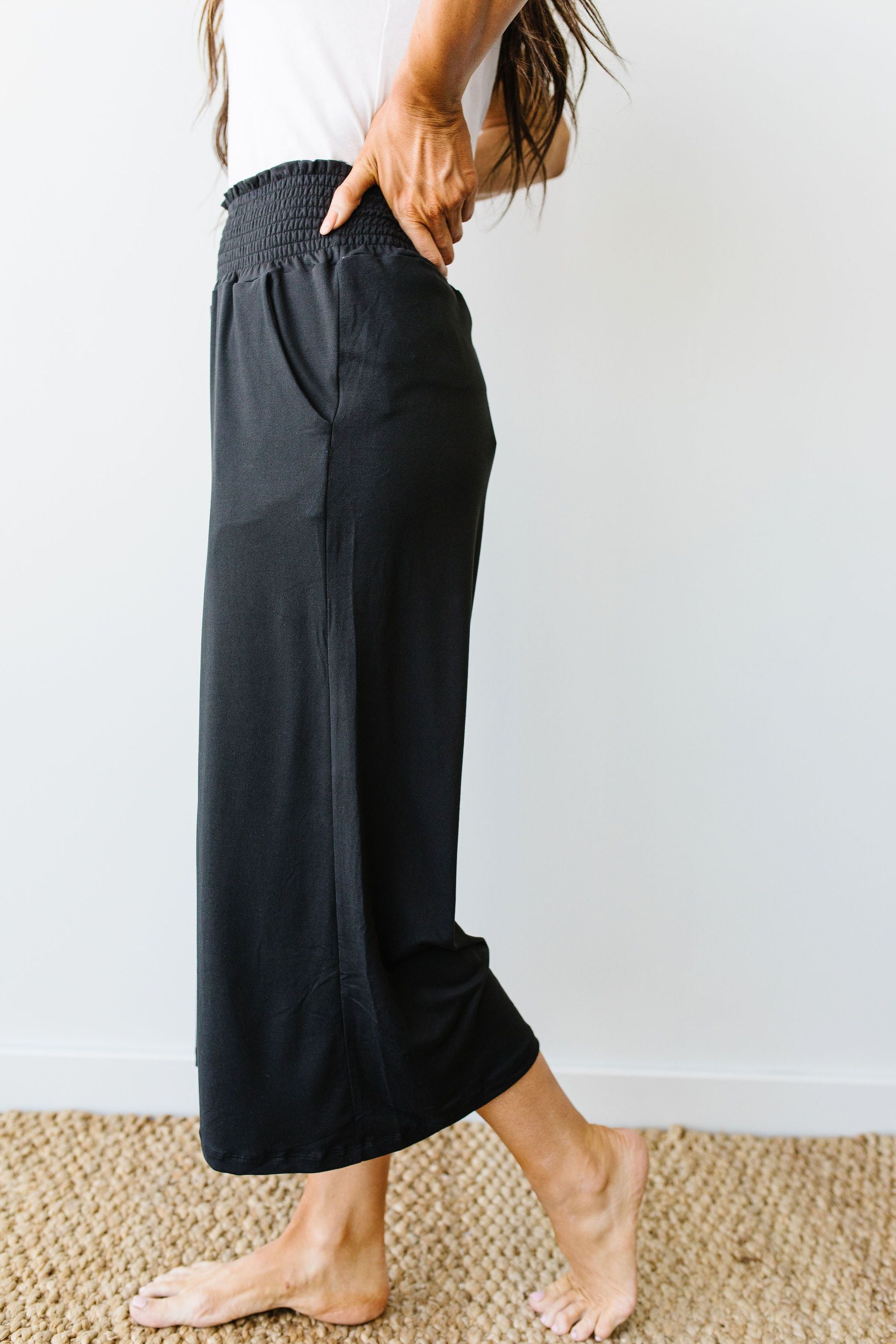 Go Get 'Em Gaucho Pants In Black