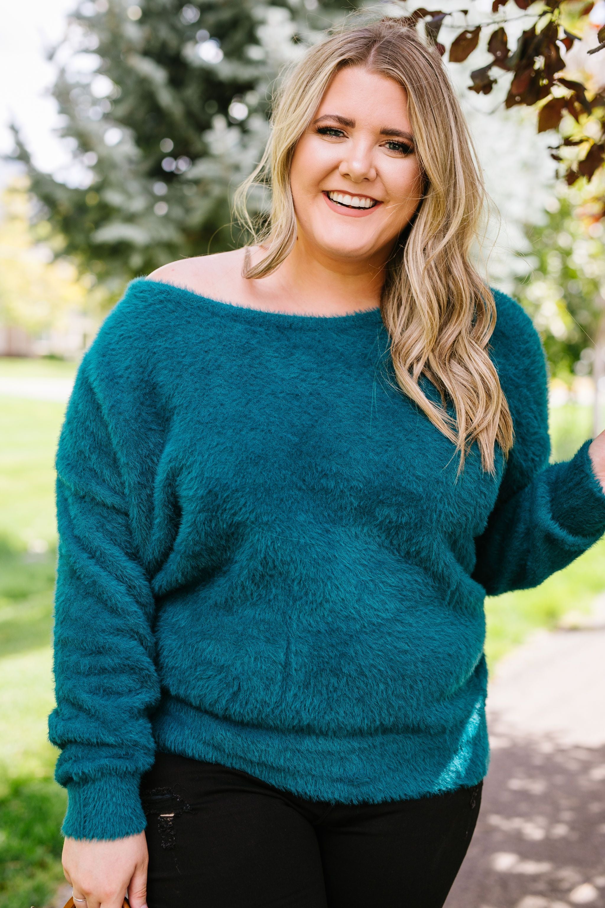 Got It Made Angora Sweater In Jade
