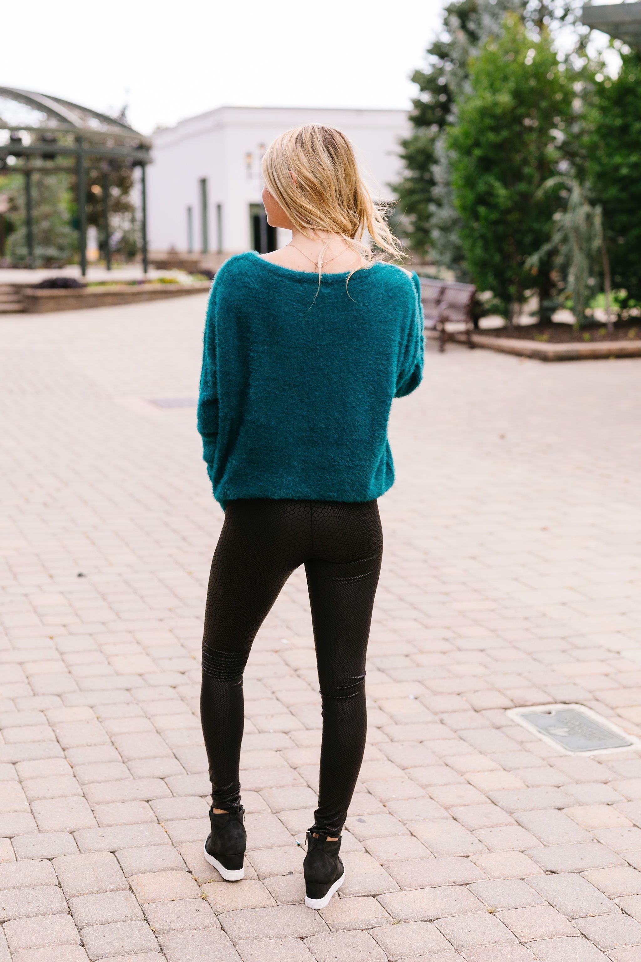 Got It Made Angora Sweater In Jade