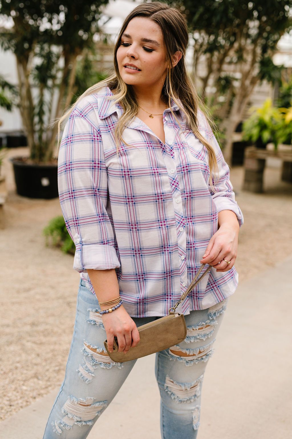 Happy Plaid Button-Down - 5/28/2020