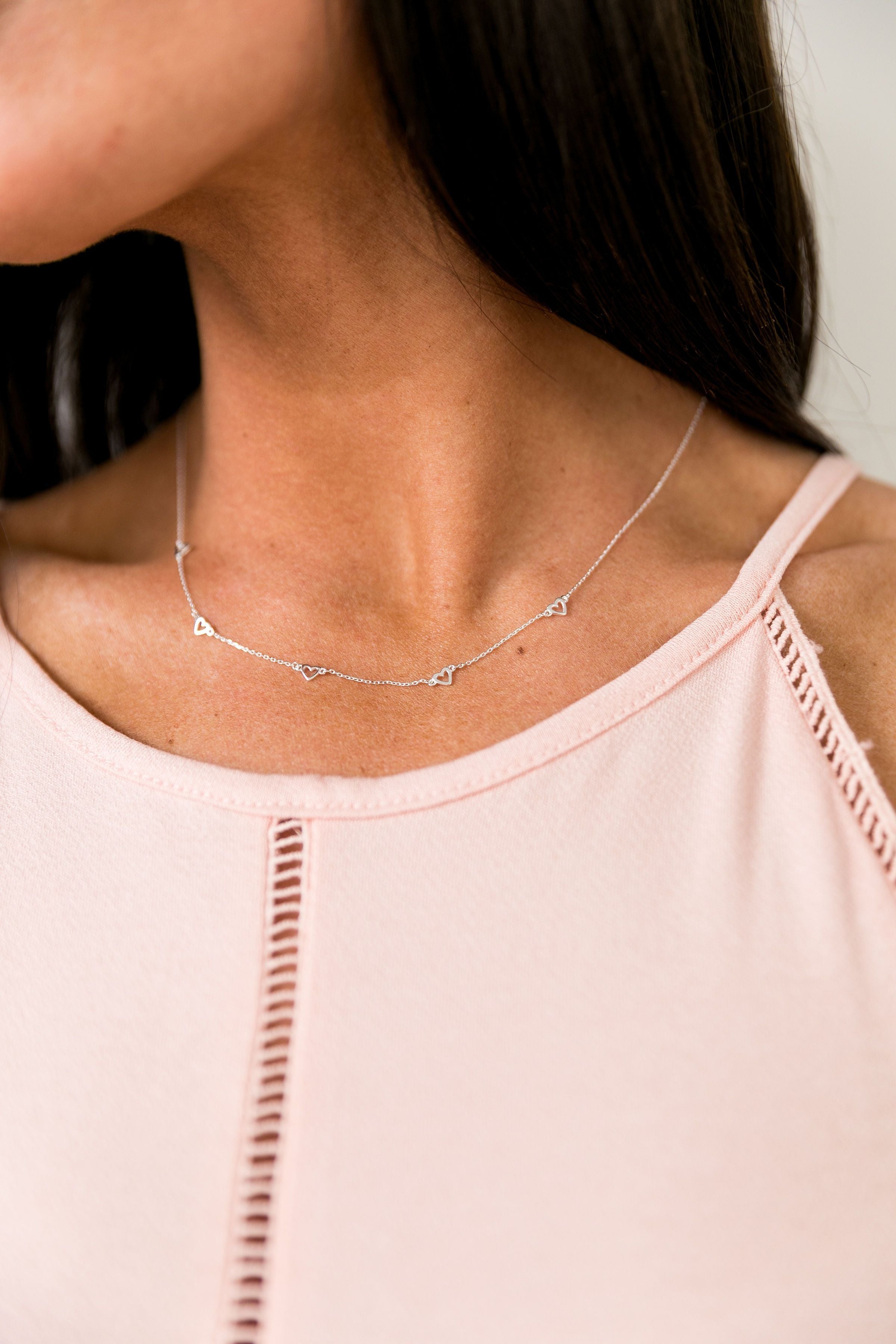 Heart's Desire Sterling Silver Necklace - ALL SALES FINAL