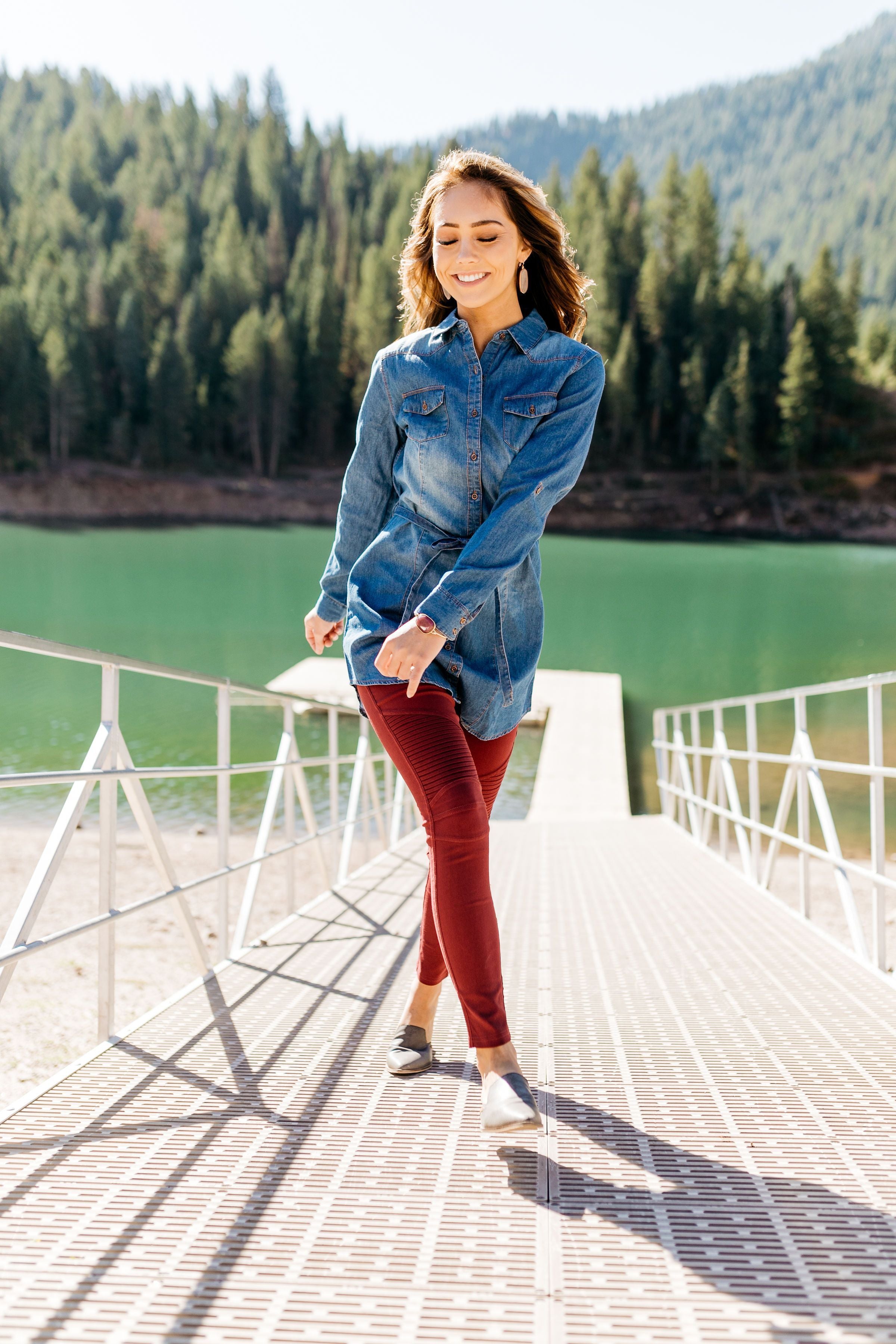 Hey There Delilah Denim Dress - ALL SALES FINAL