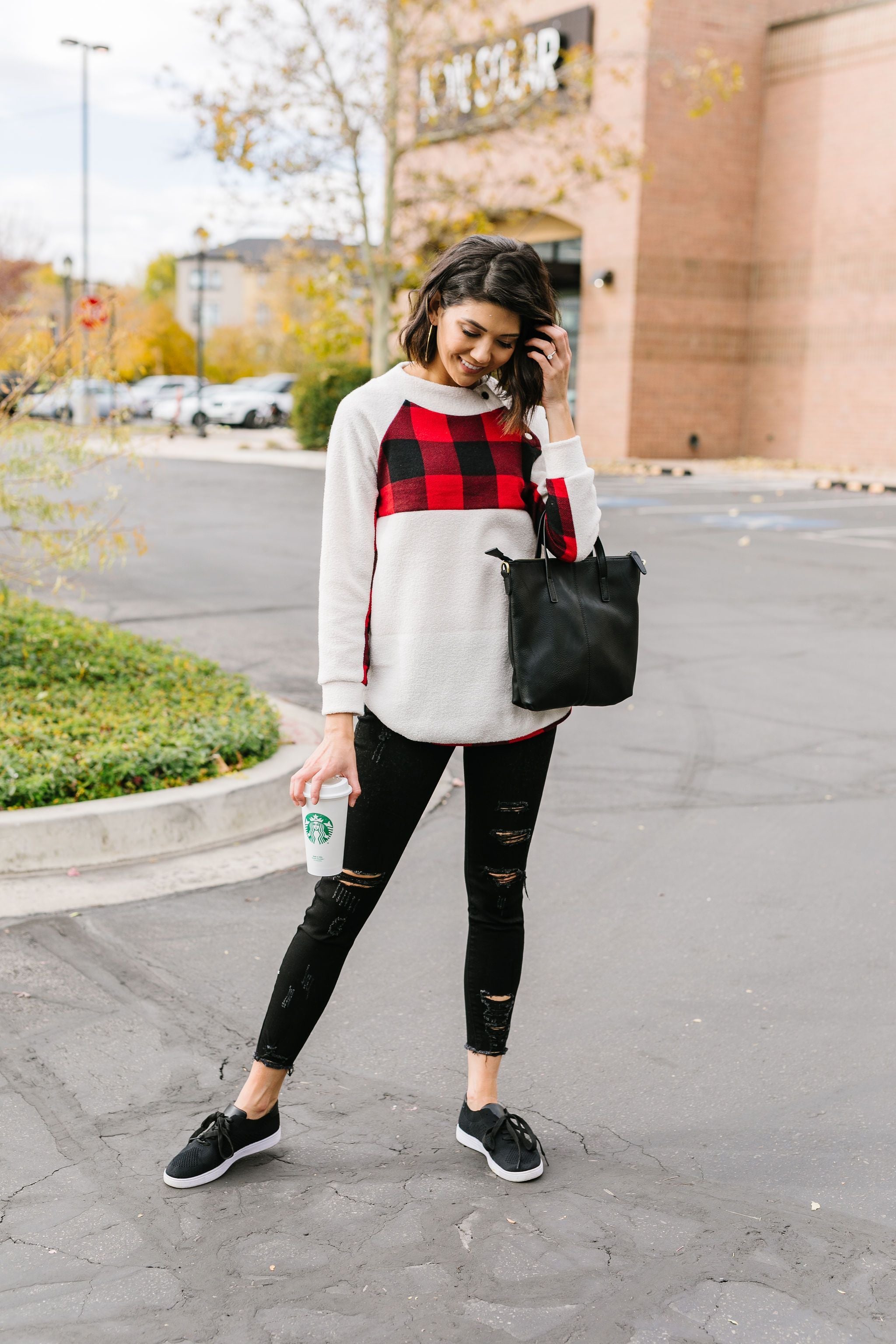 It's Good To Be Plaid Pullover