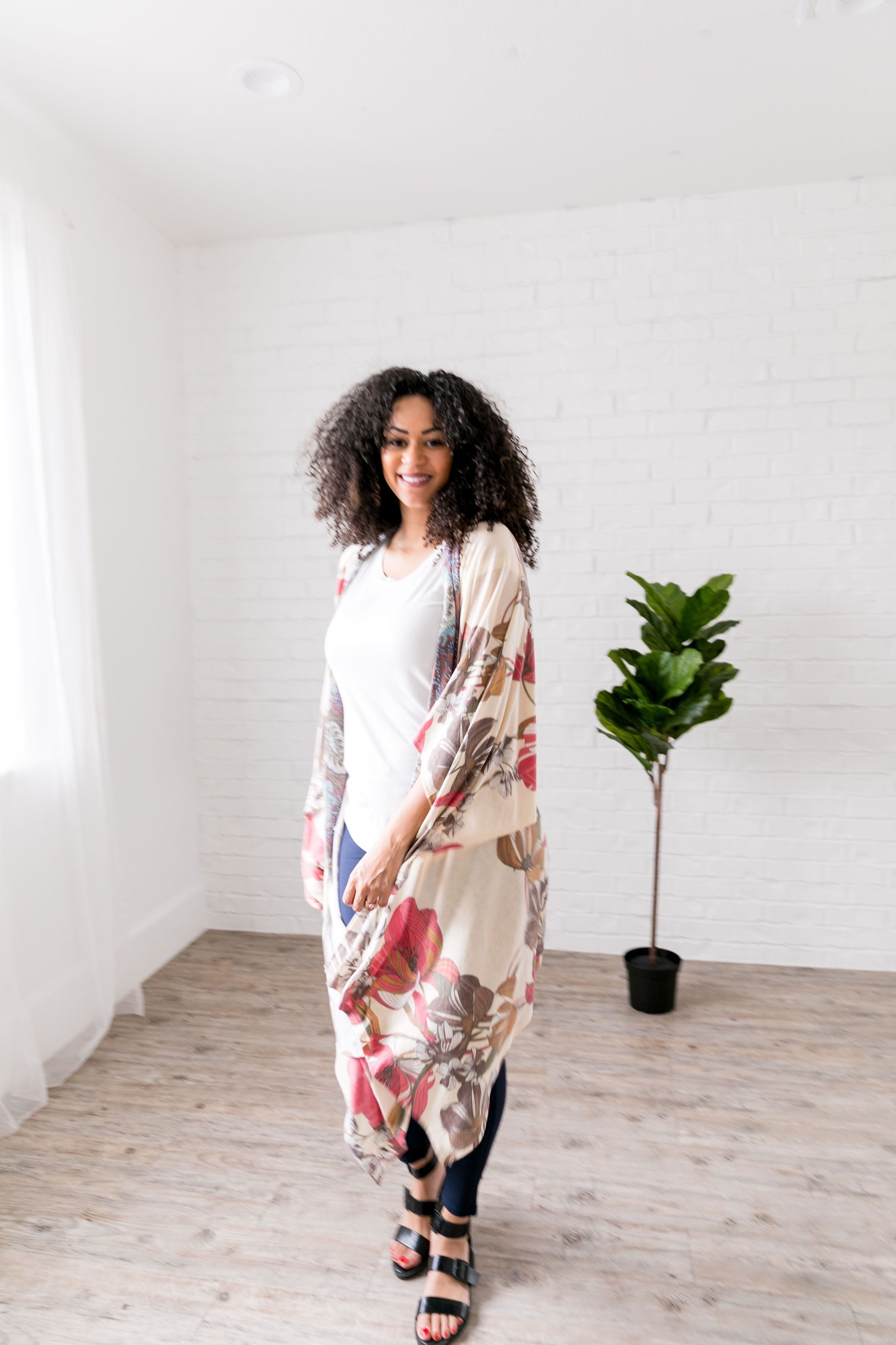 Kimmie Floral Fantasy Kimono