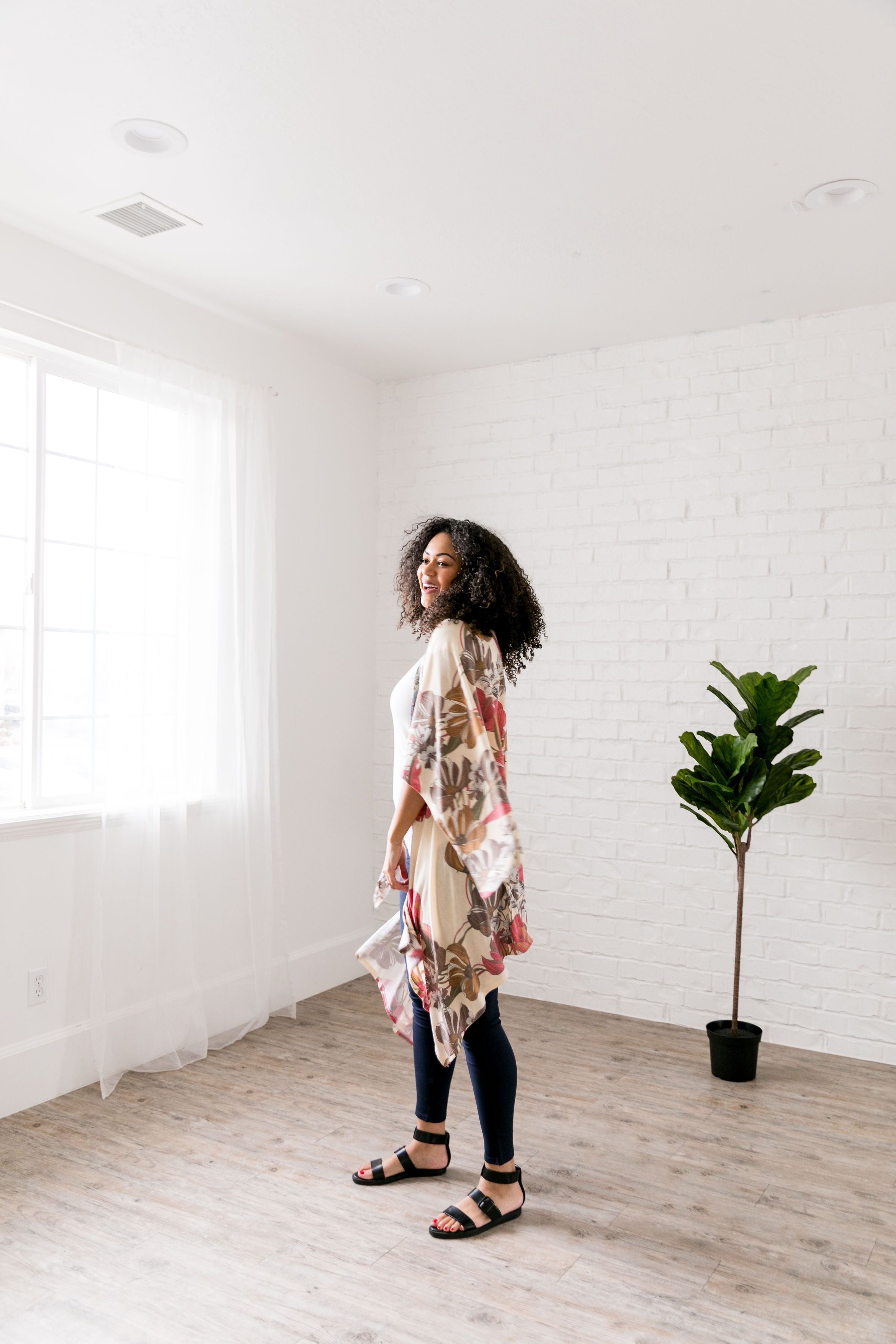 Kimmie Floral Fantasy Kimono