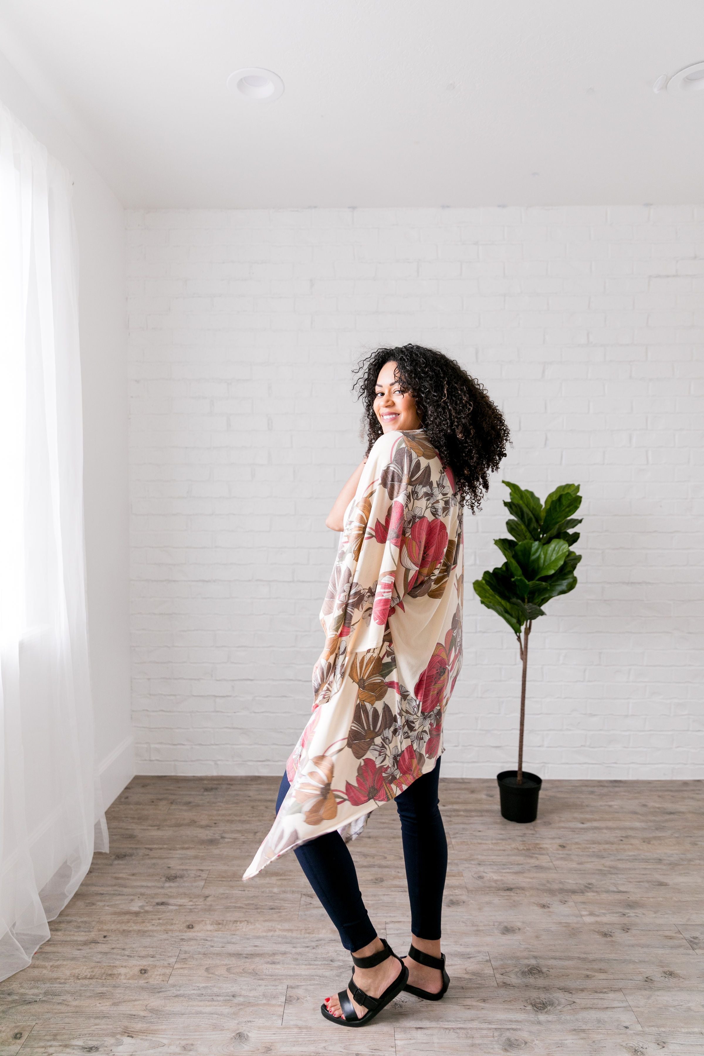 Kimmie Floral Fantasy Kimono