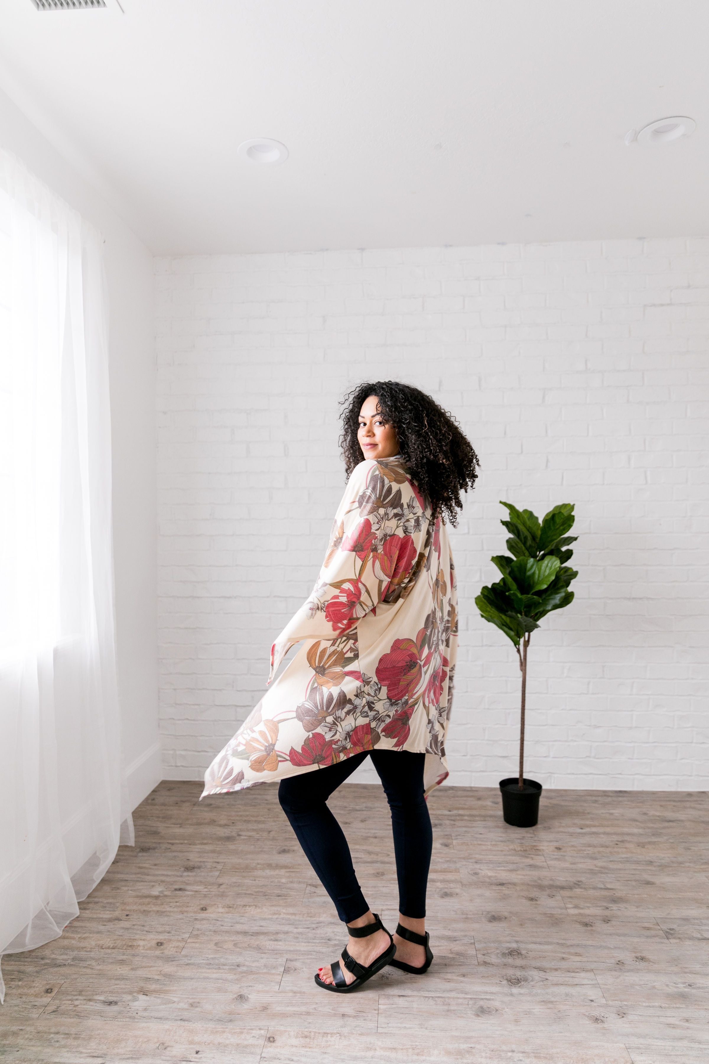 Kimmie Floral Fantasy Kimono