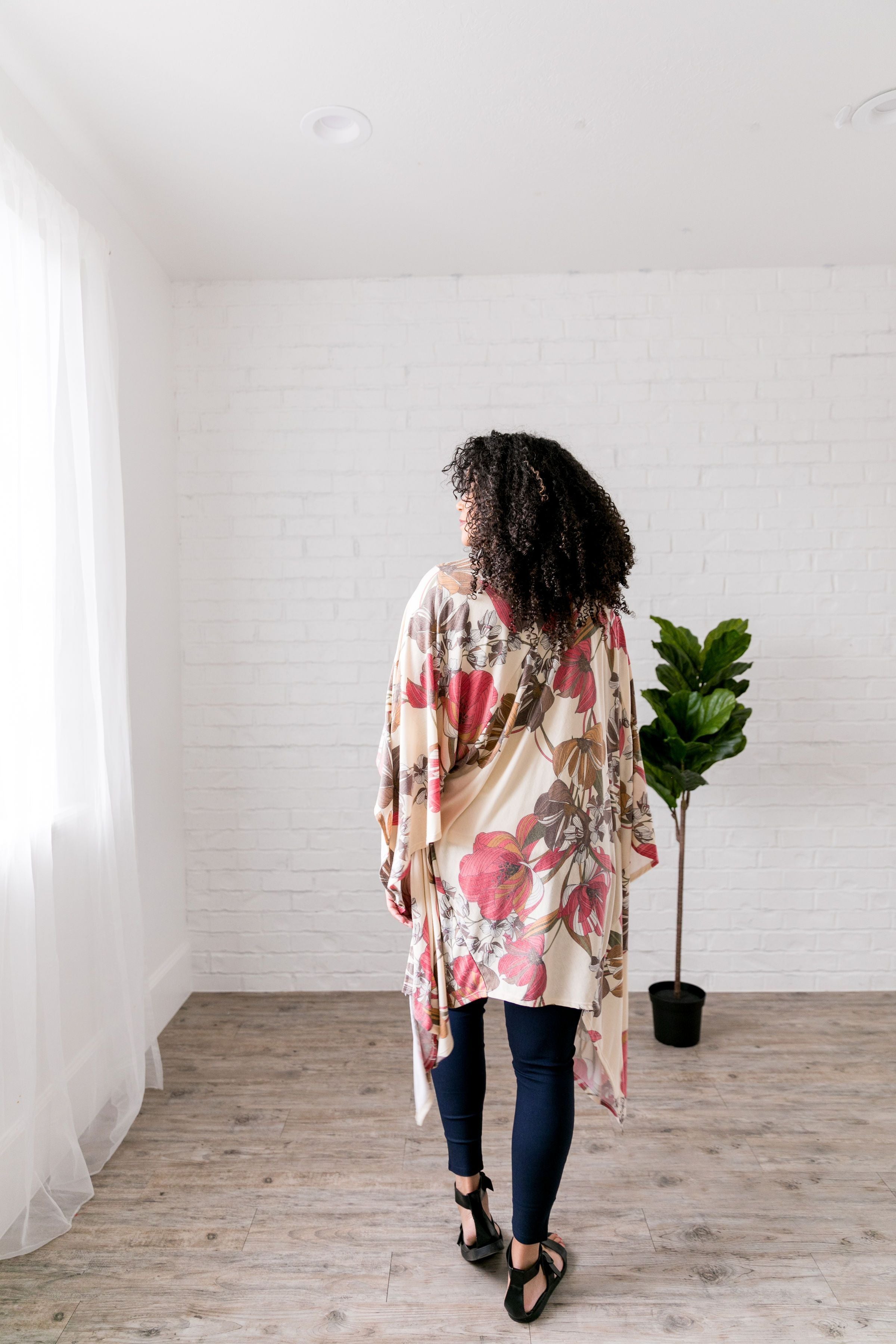 Kimmie Floral Fantasy Kimono