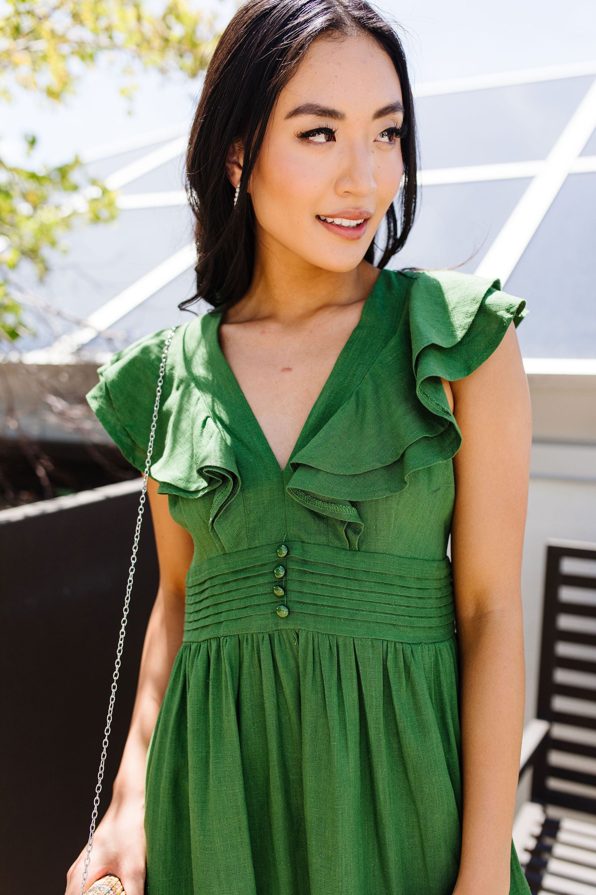 Kiwi Ruffles Dress