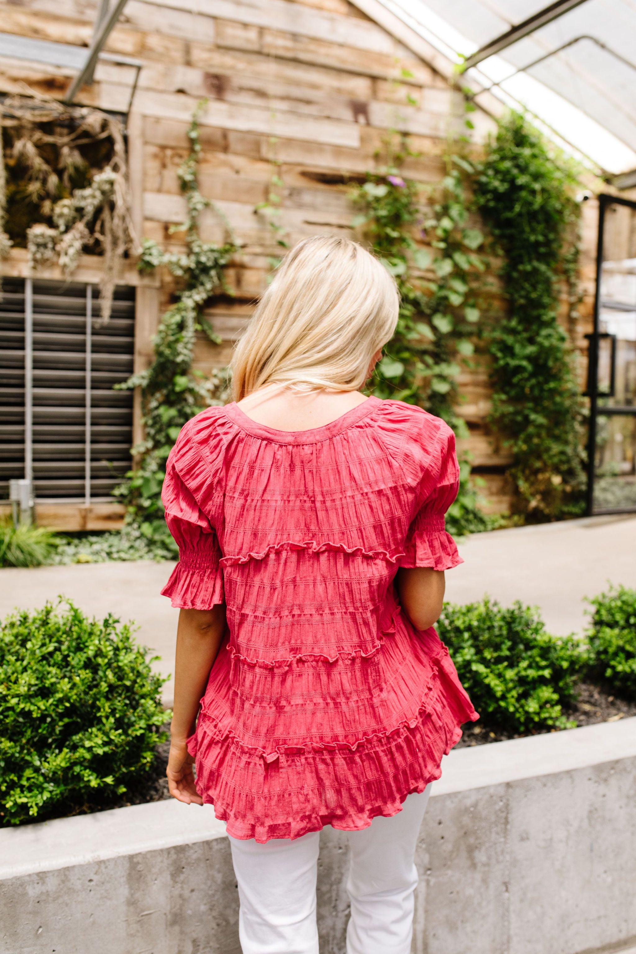 Knock Out Smocked Blouse