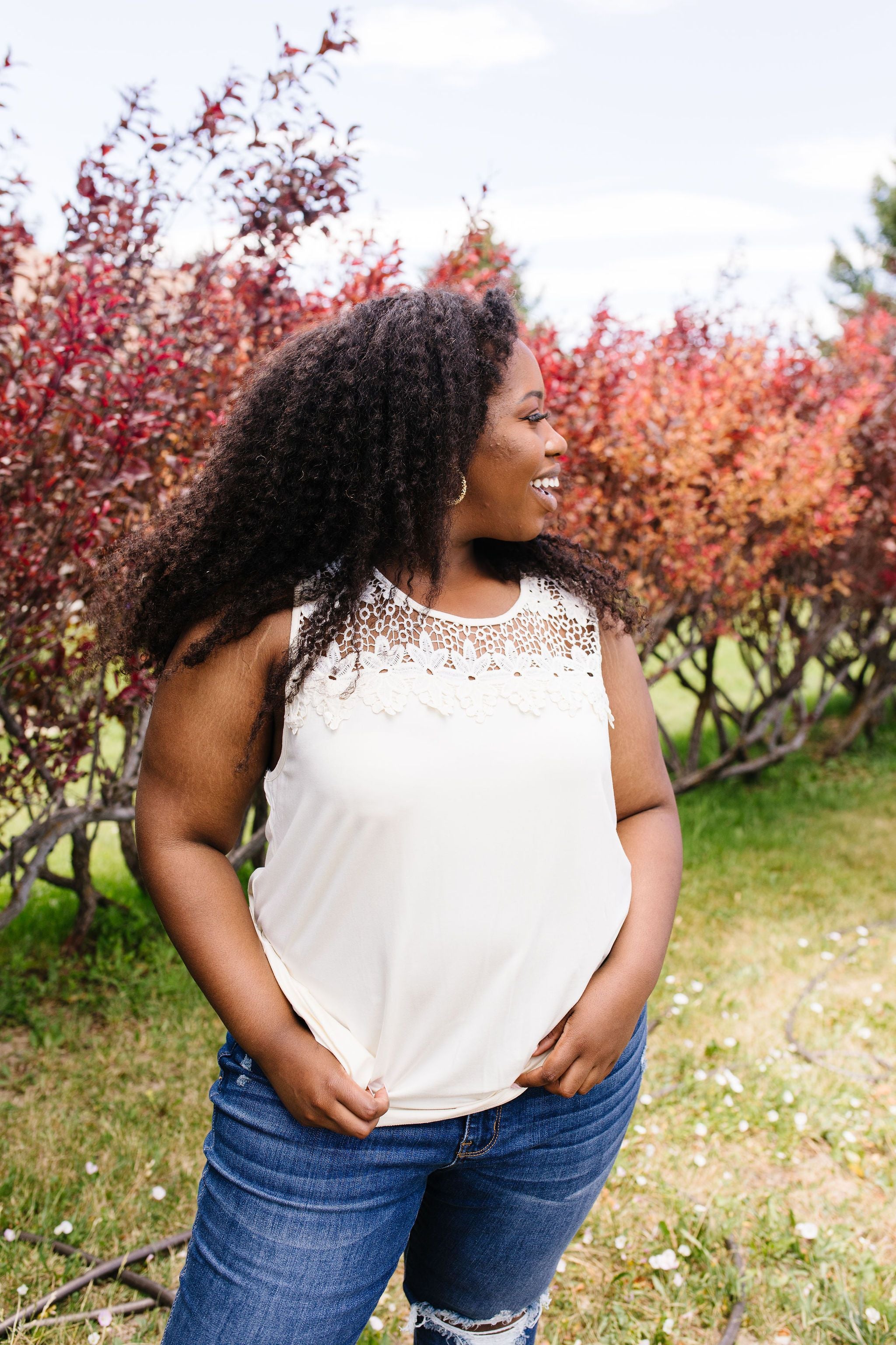 Lace & Shoulders Above The Rest Top