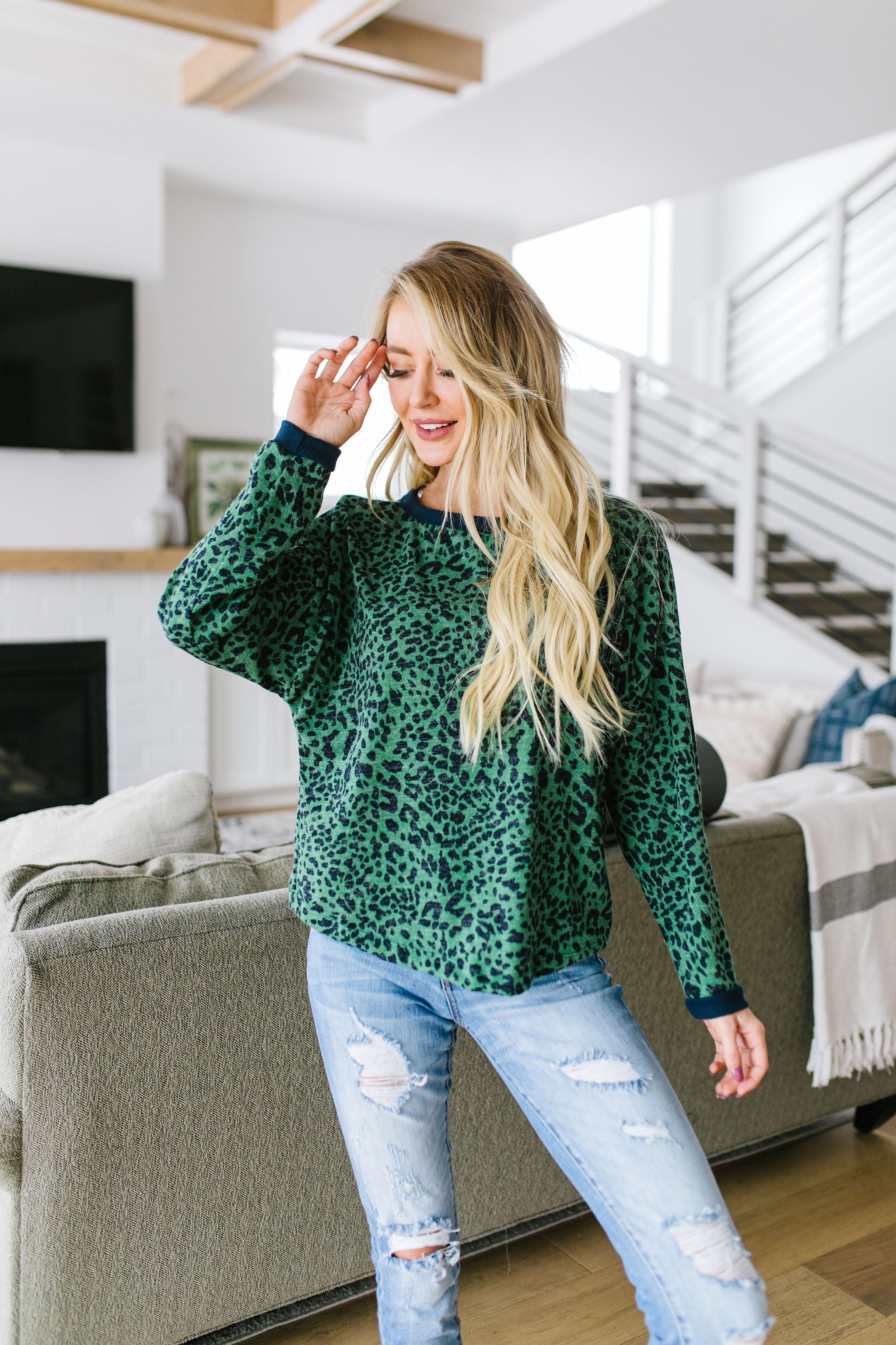 Leap Of Luck Spotted Top
