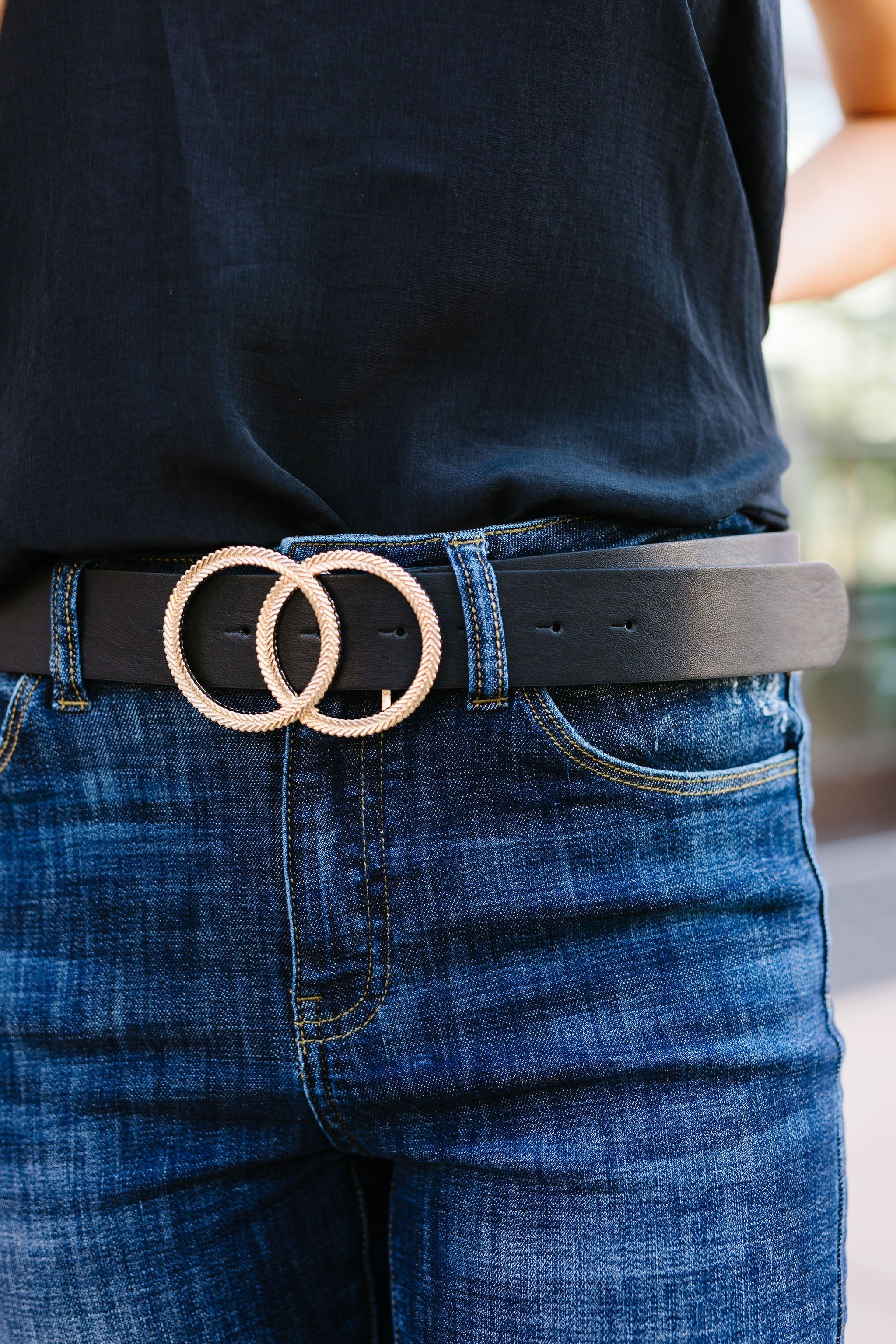Linked In Gold Belt