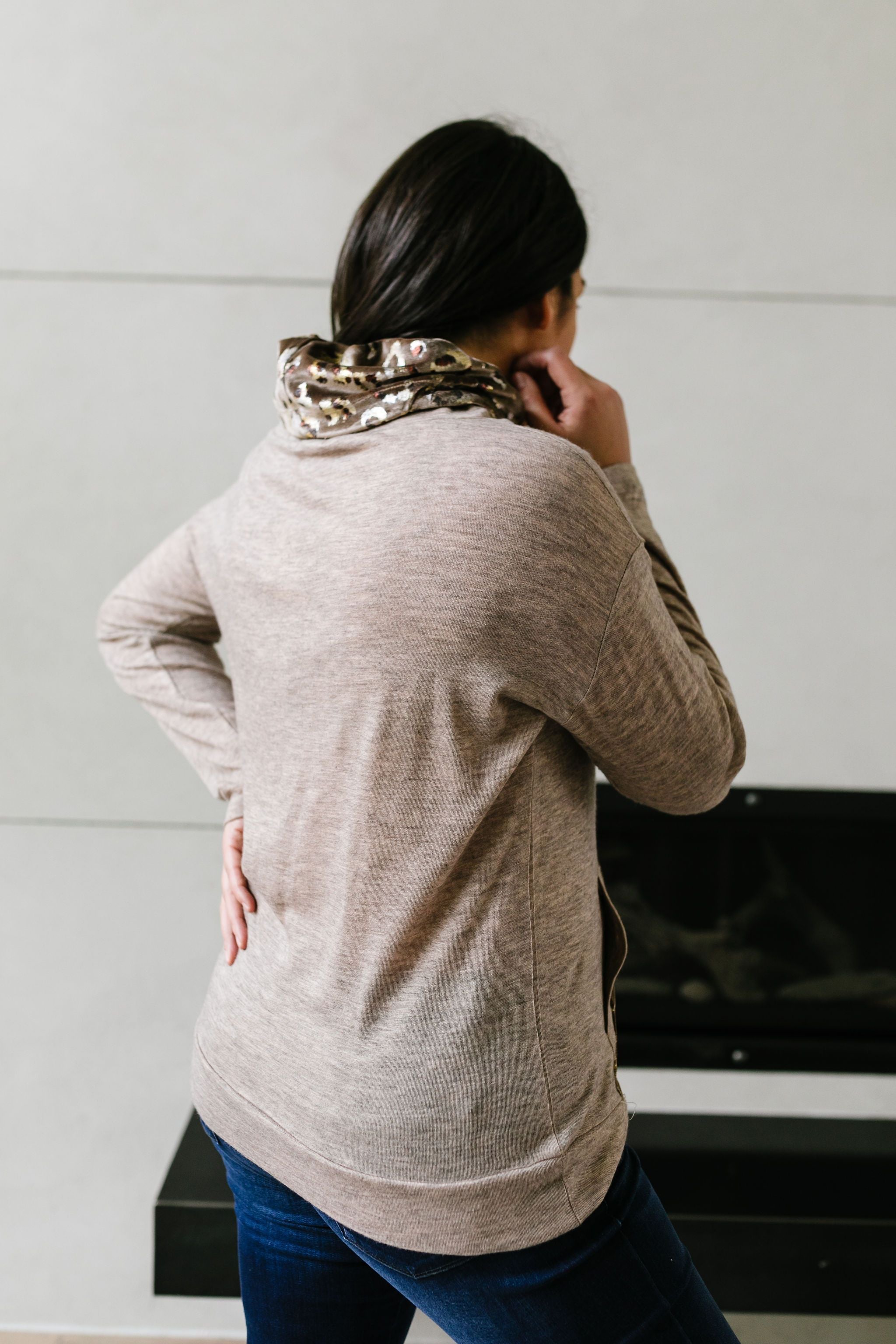 Luxe Velvet Spots Hoodie