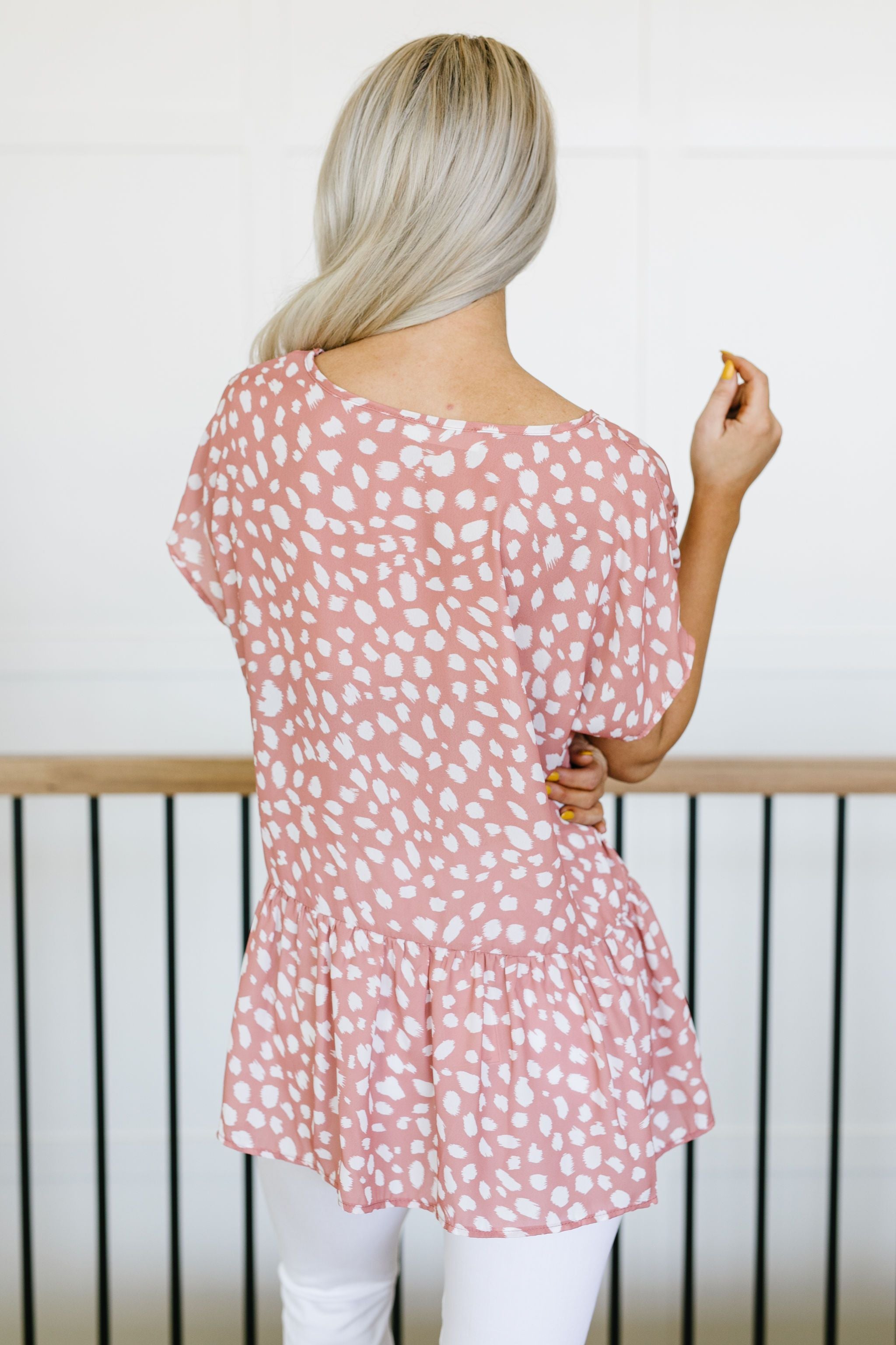 Maisy Spotted Blouse