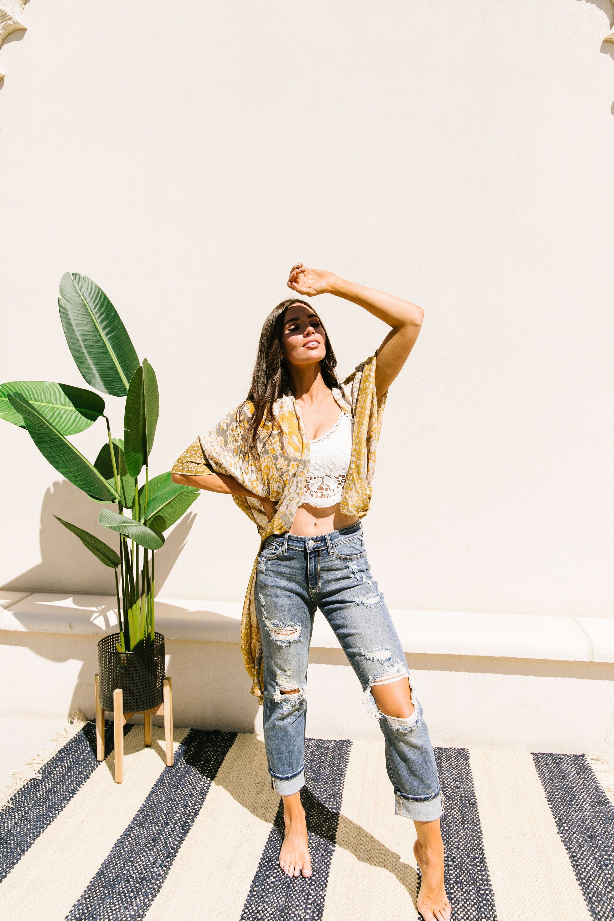 Marvelous Mandala Kimono In Gold