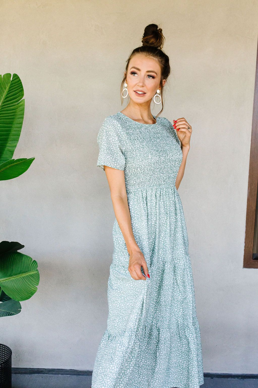 Mint Julep Smocked Dress