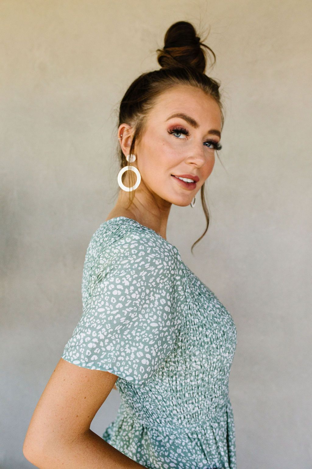Mint Julep Smocked Dress