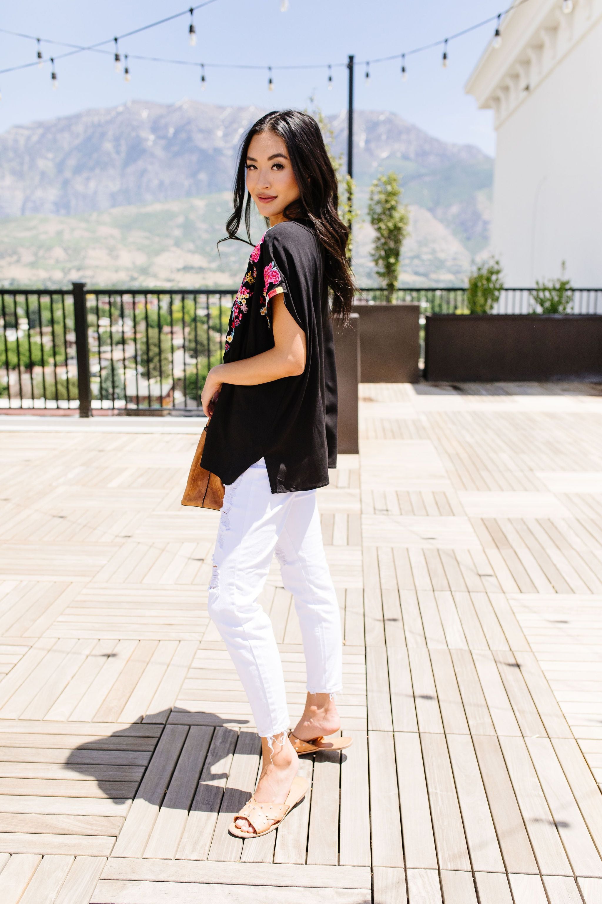 Monique Embroidered Top