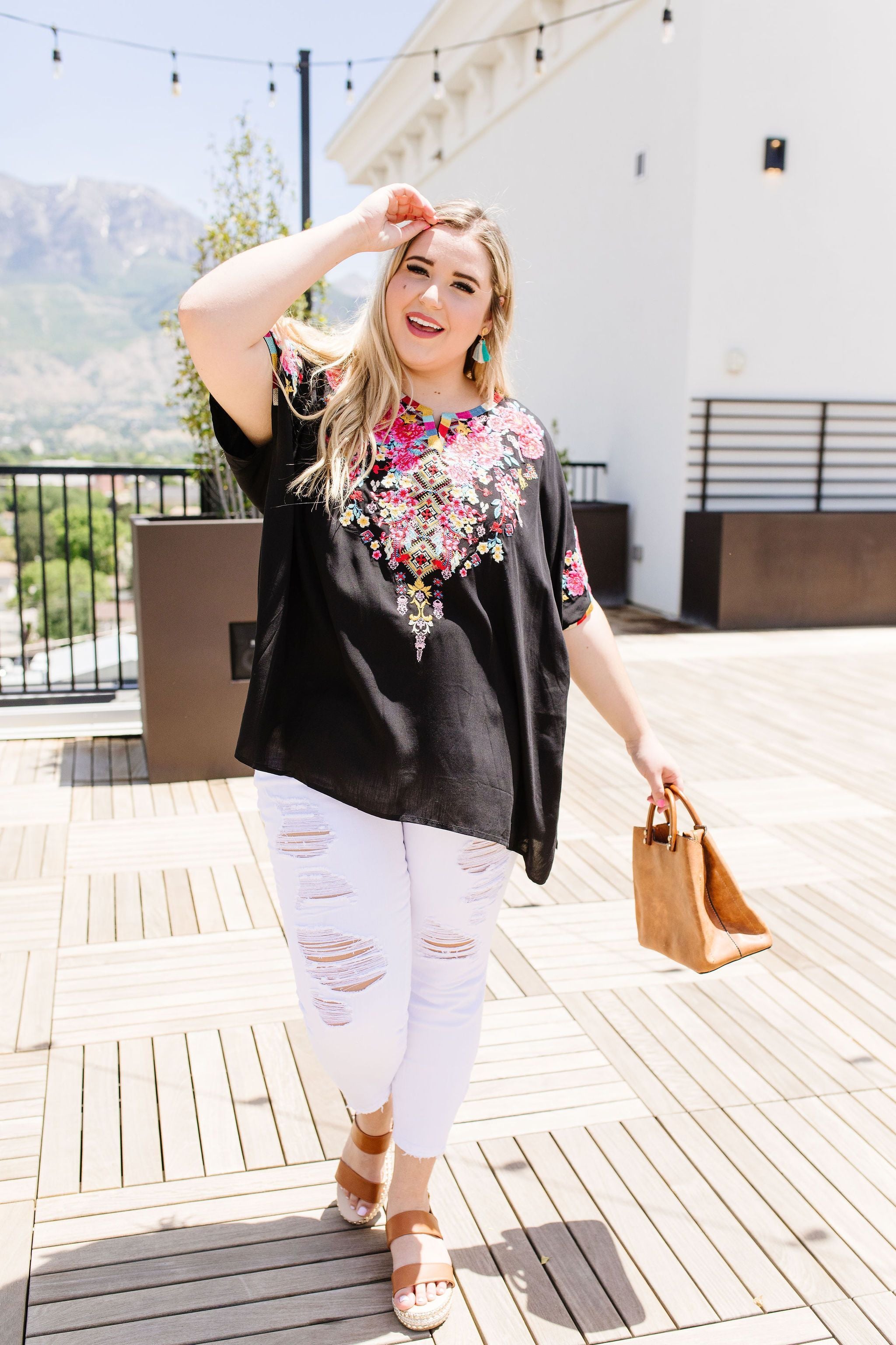 Monique Embroidered Top