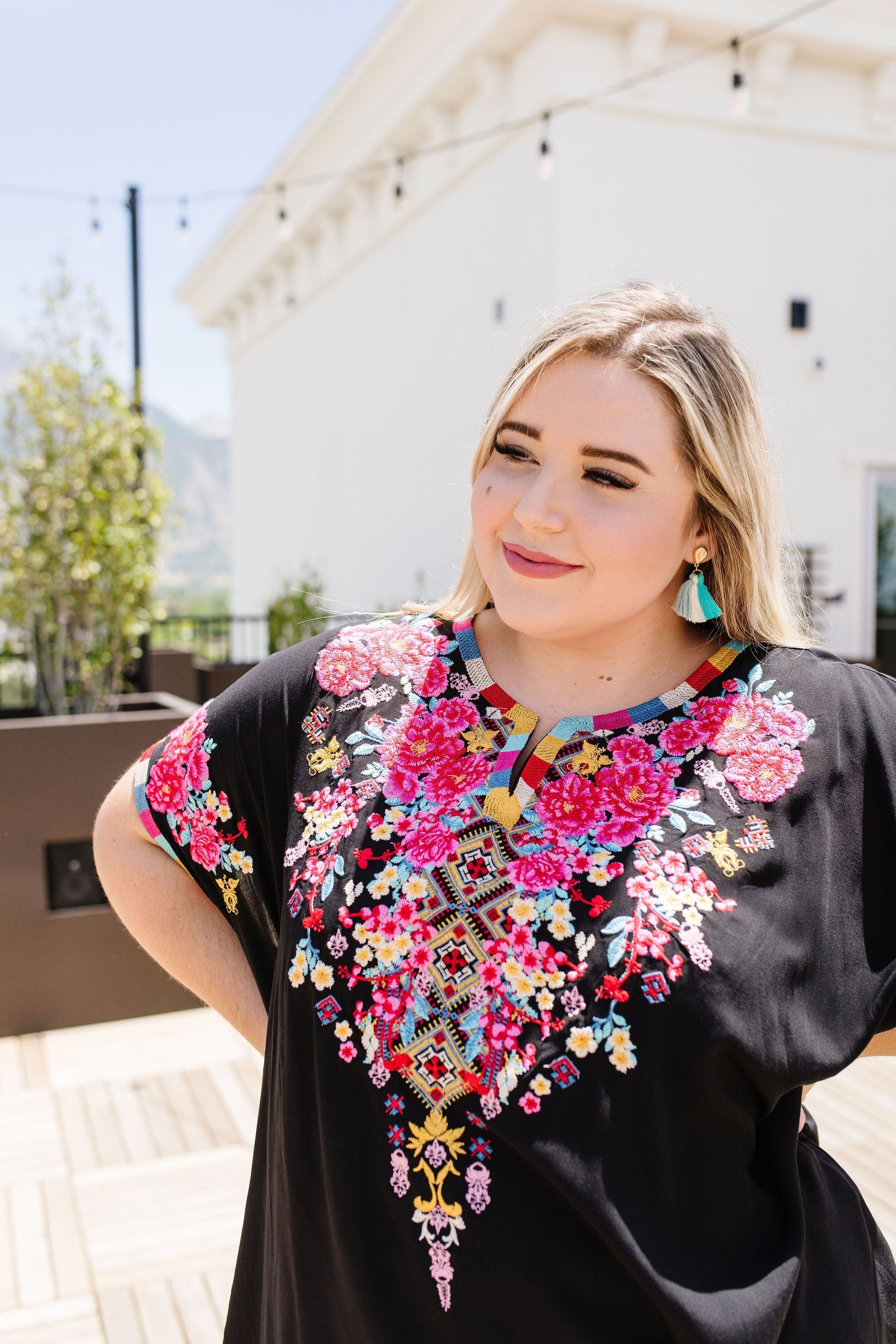 Monique Embroidered Top