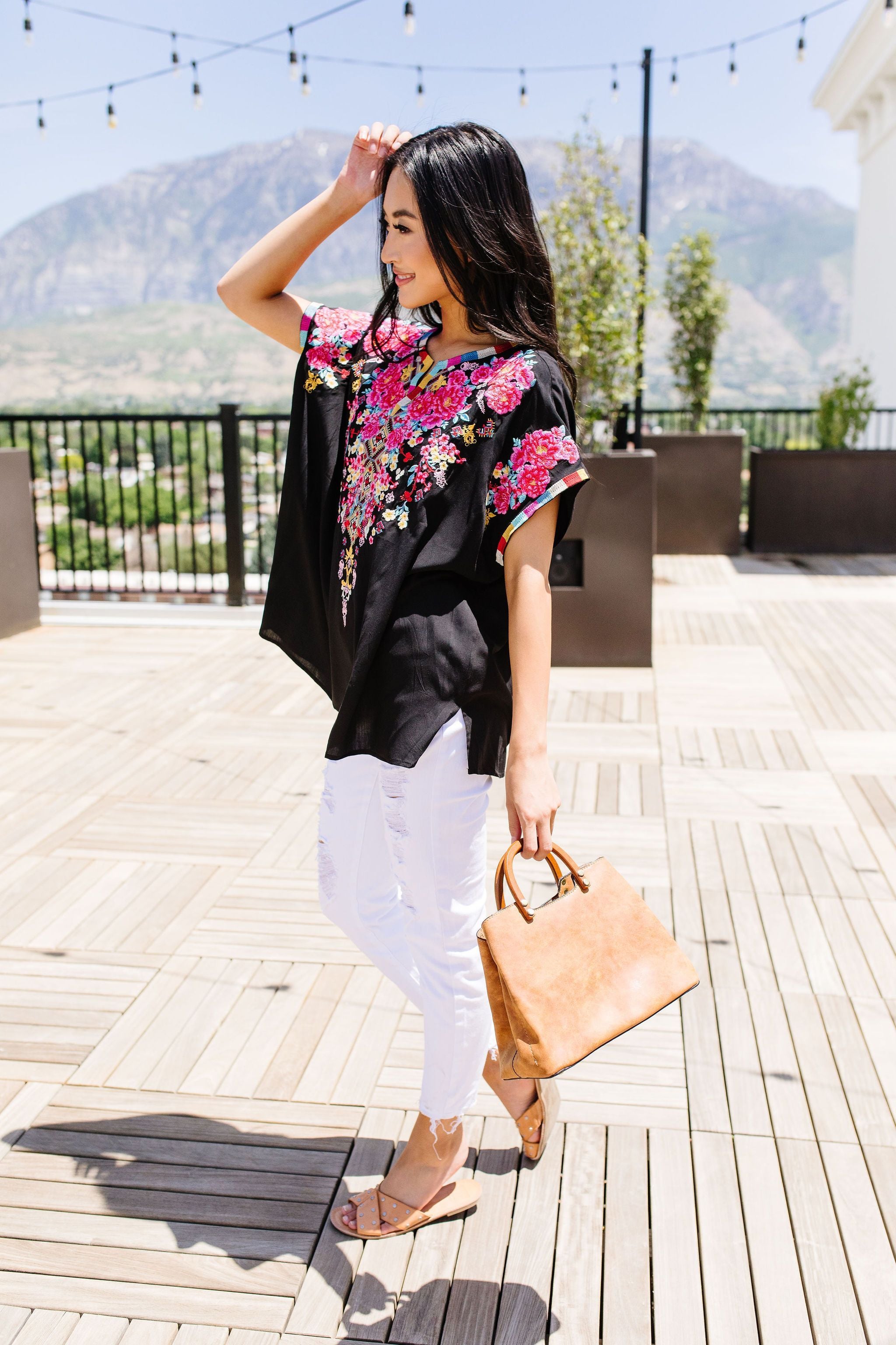 Monique Embroidered Top