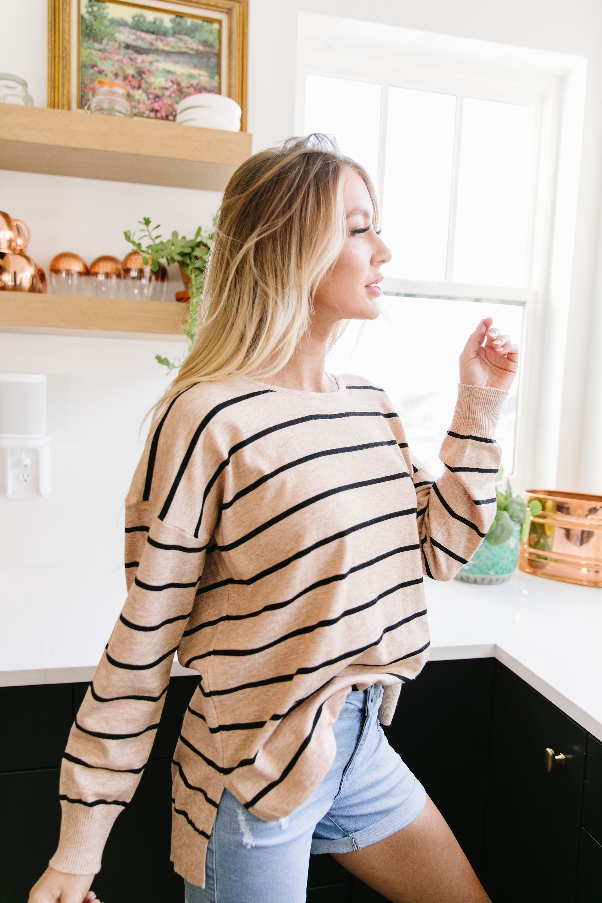 New Attitude Striped Top