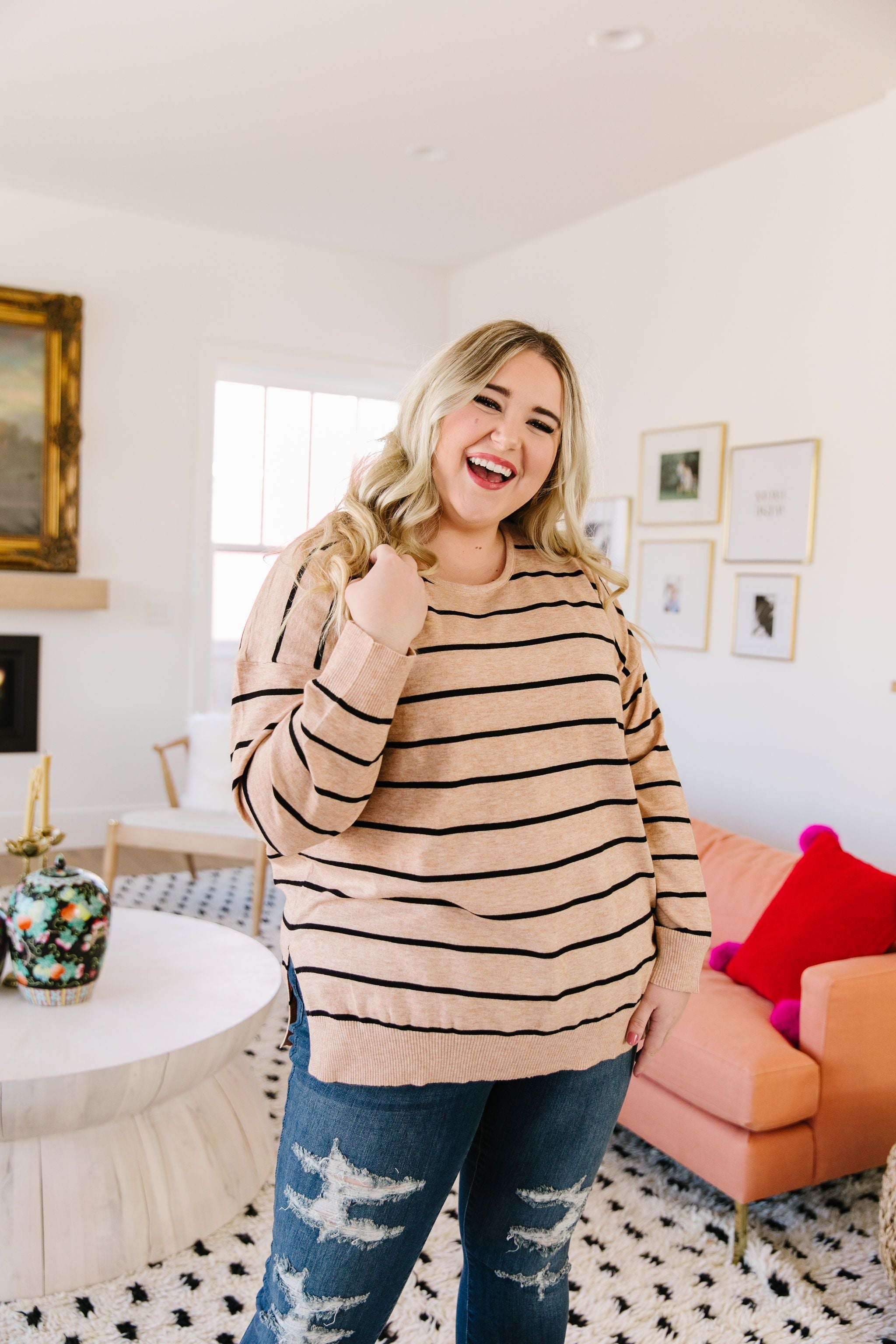 New Attitude Striped Top