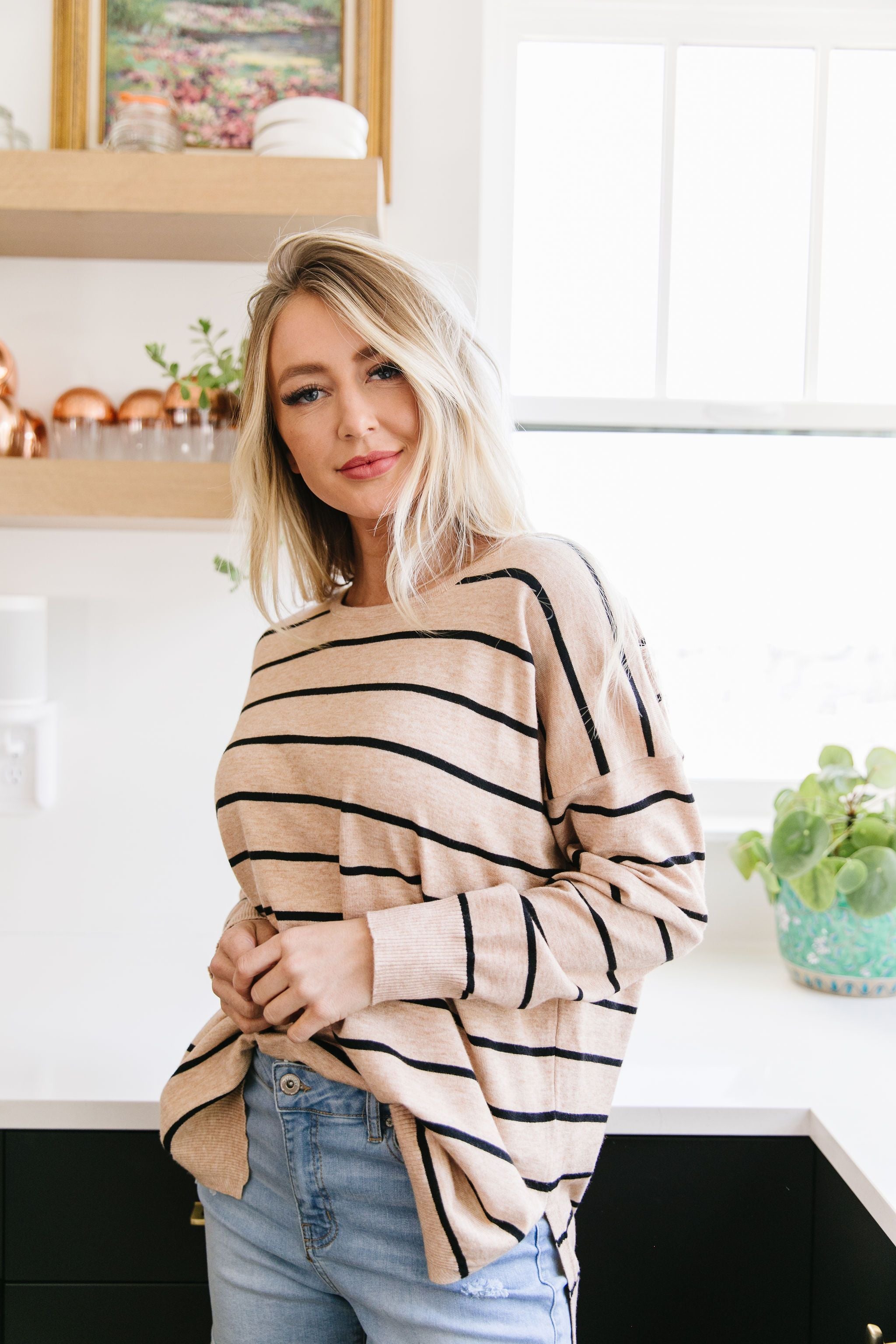 New Attitude Striped Top