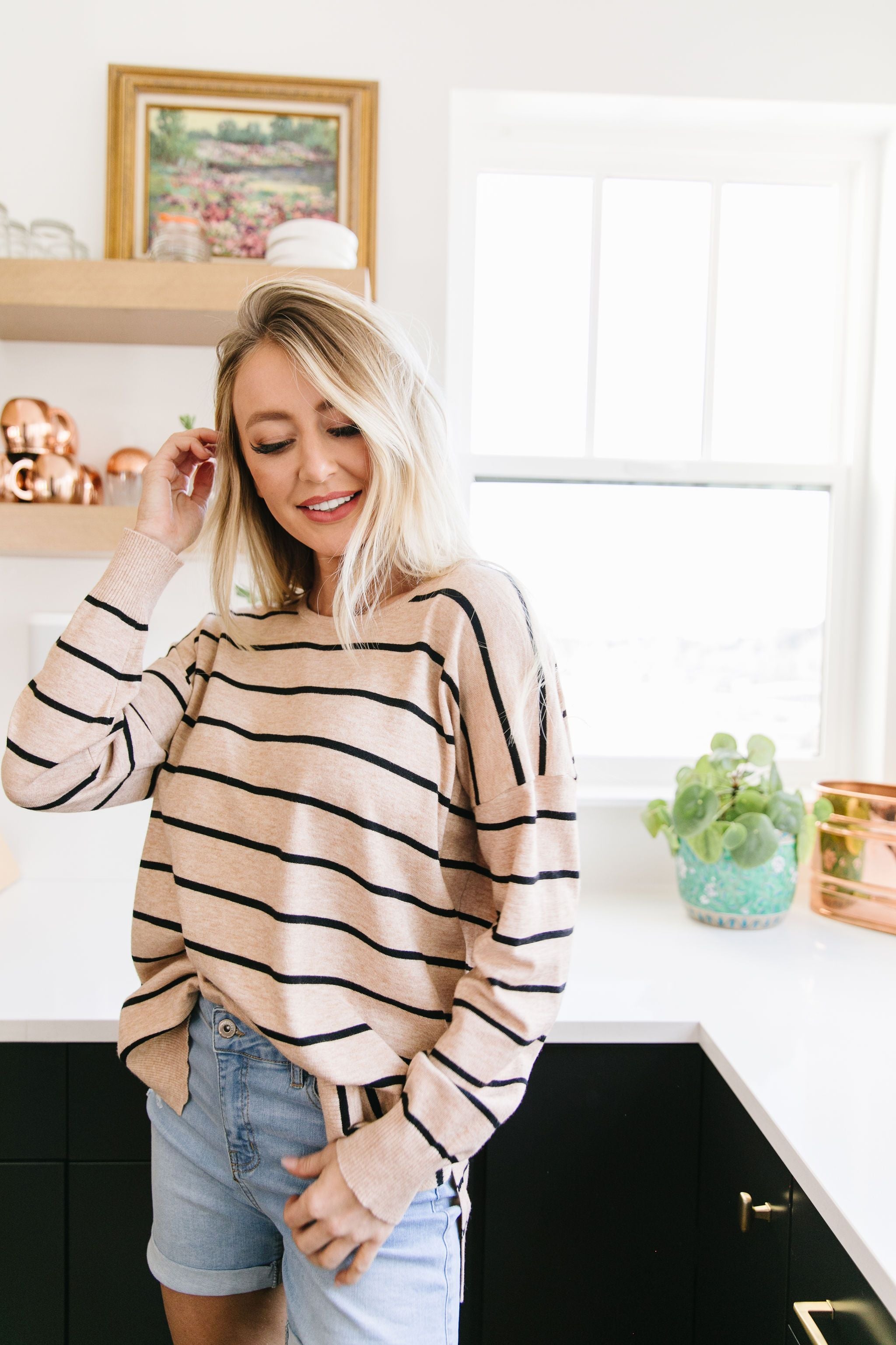 New Attitude Striped Top