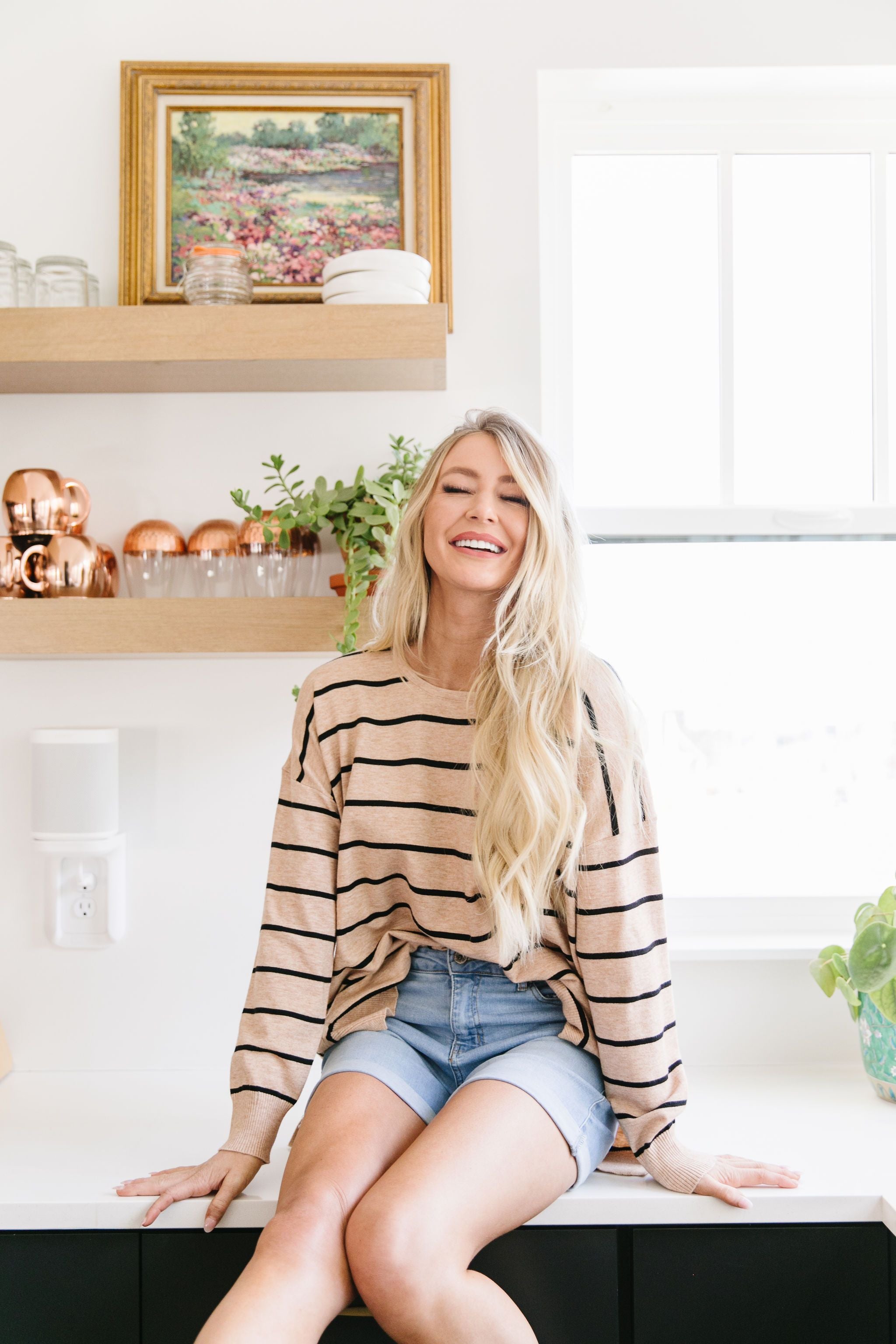 New Attitude Striped Top