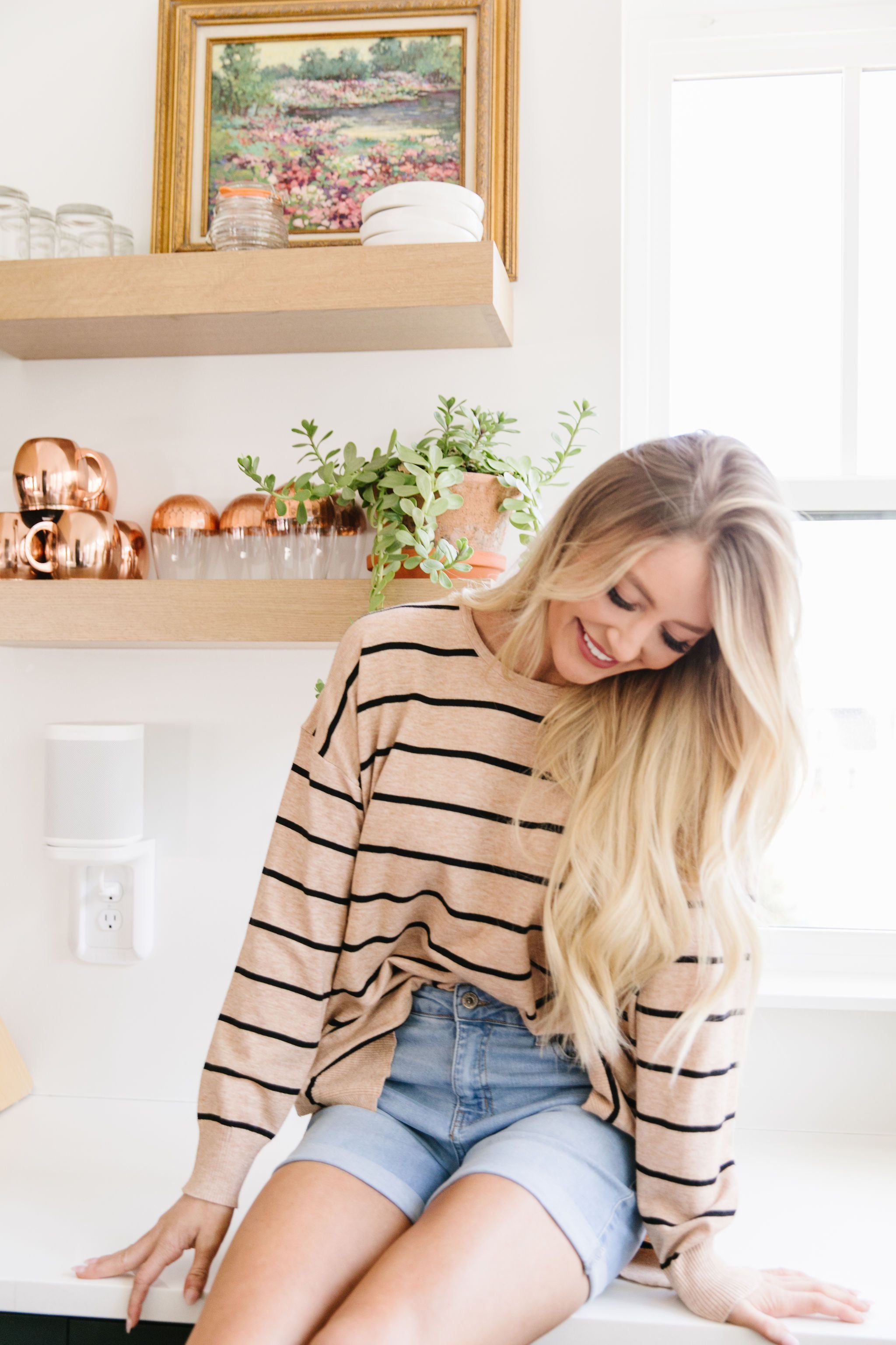 New Attitude Striped Top