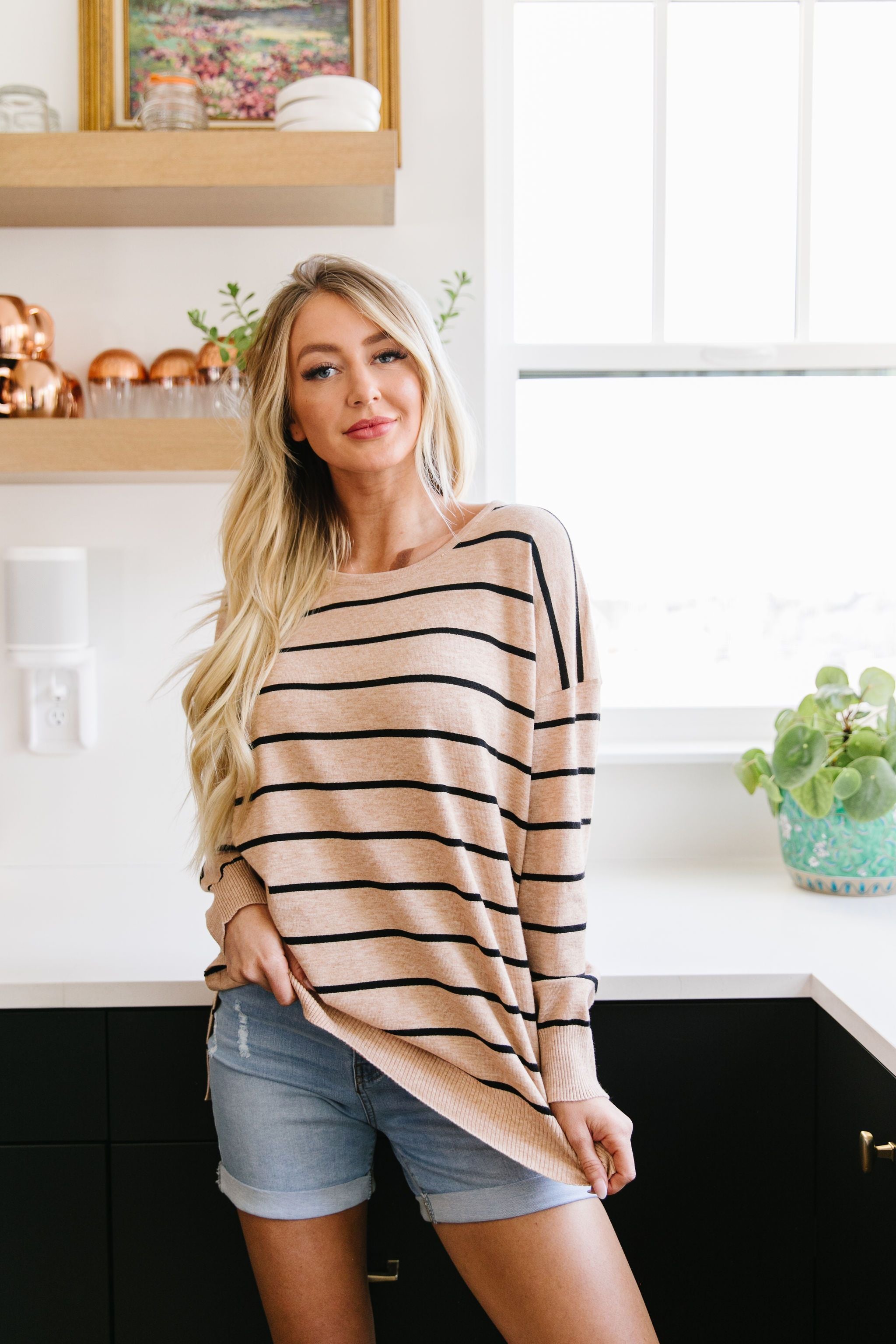 New Attitude Striped Top