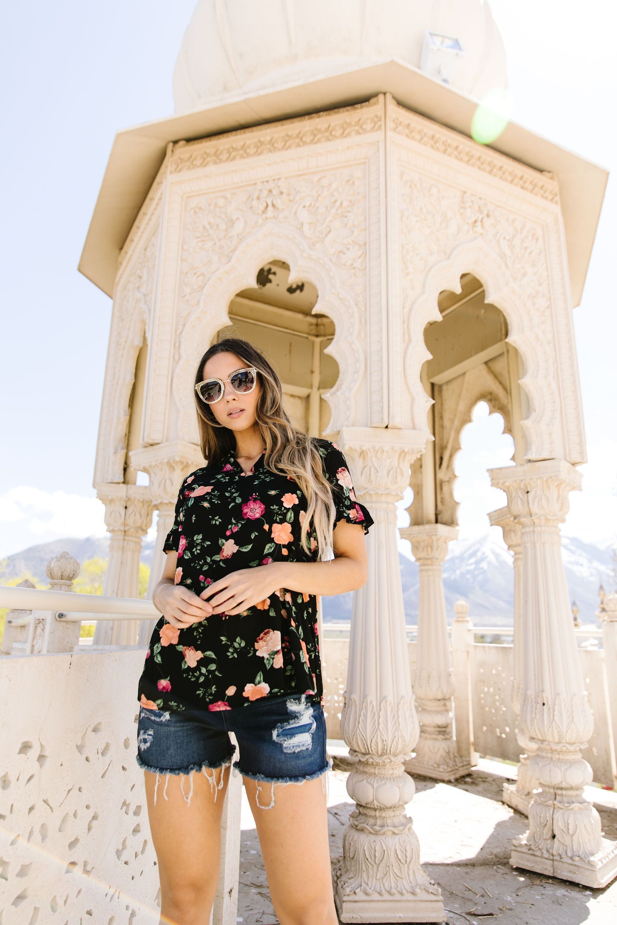 Nighttime Blooms Blouse