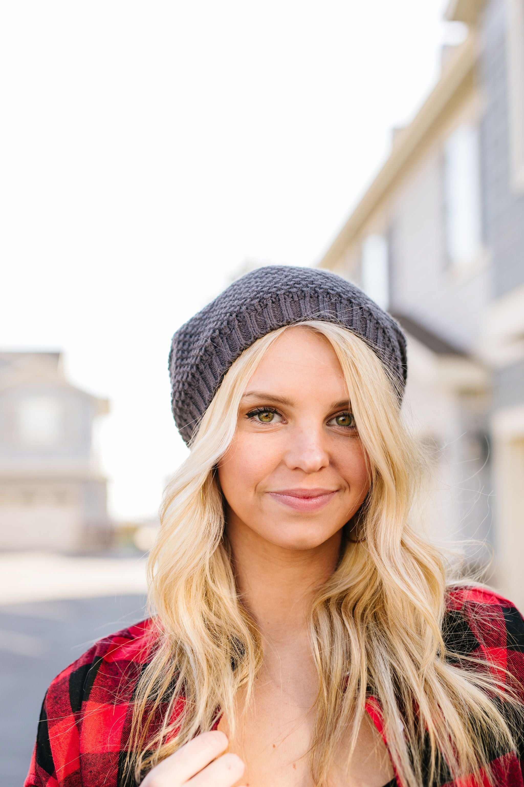 No Slouch Charcoal Beanie
