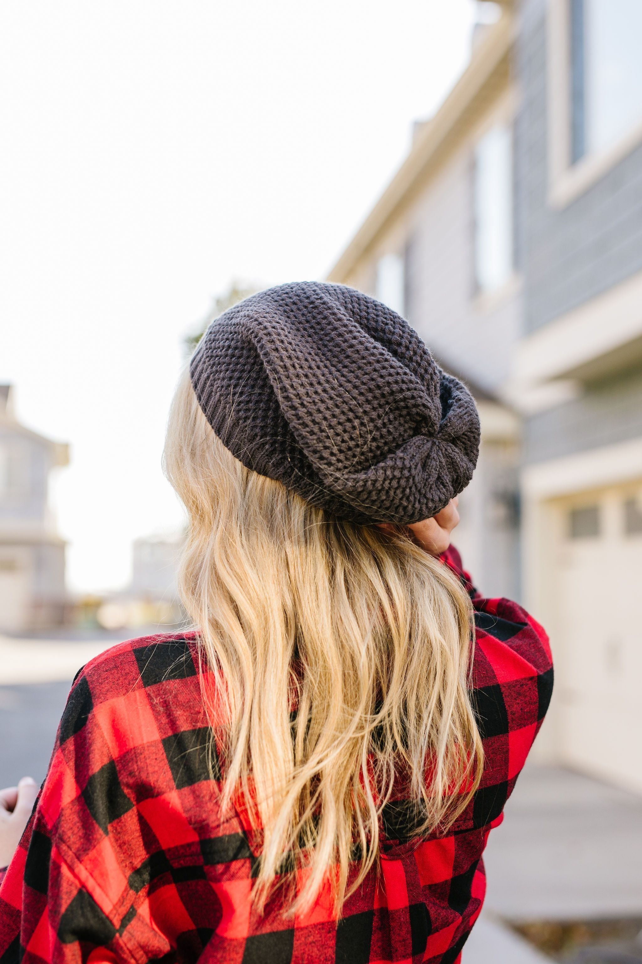 No Slouch Charcoal Beanie