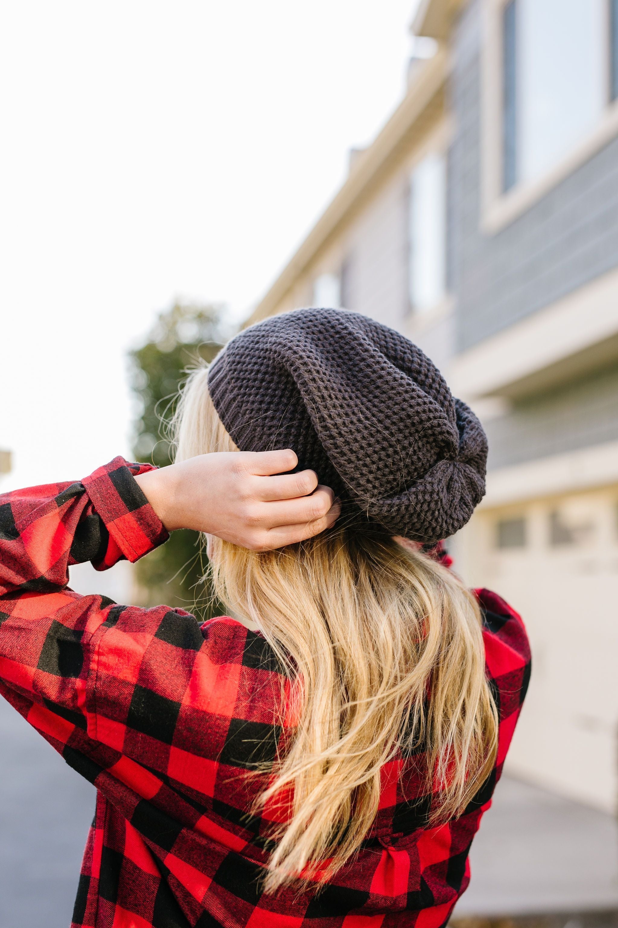 No Slouch Charcoal Beanie