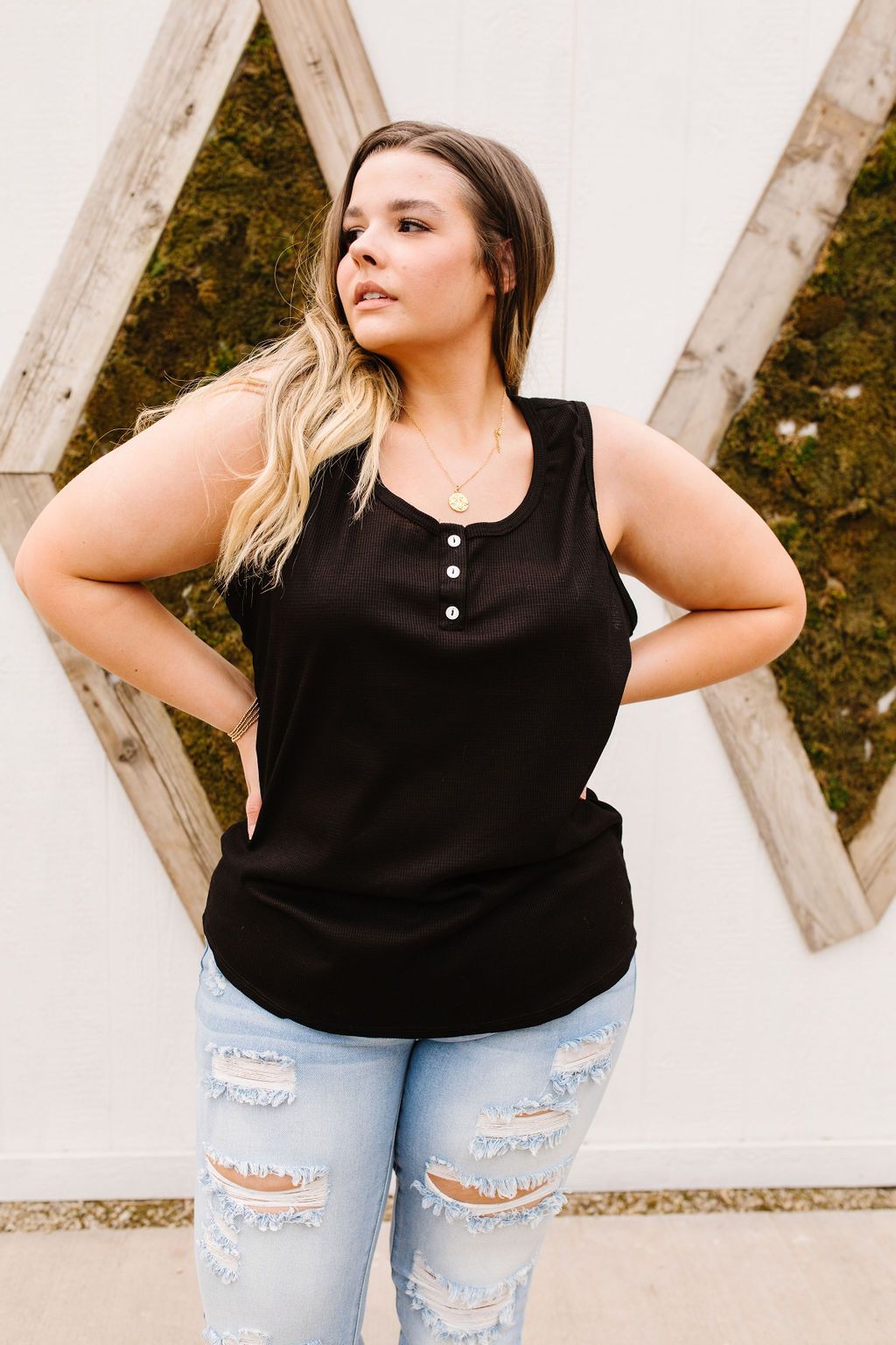 Nobody Puts Baby In The Corner Tank In Black