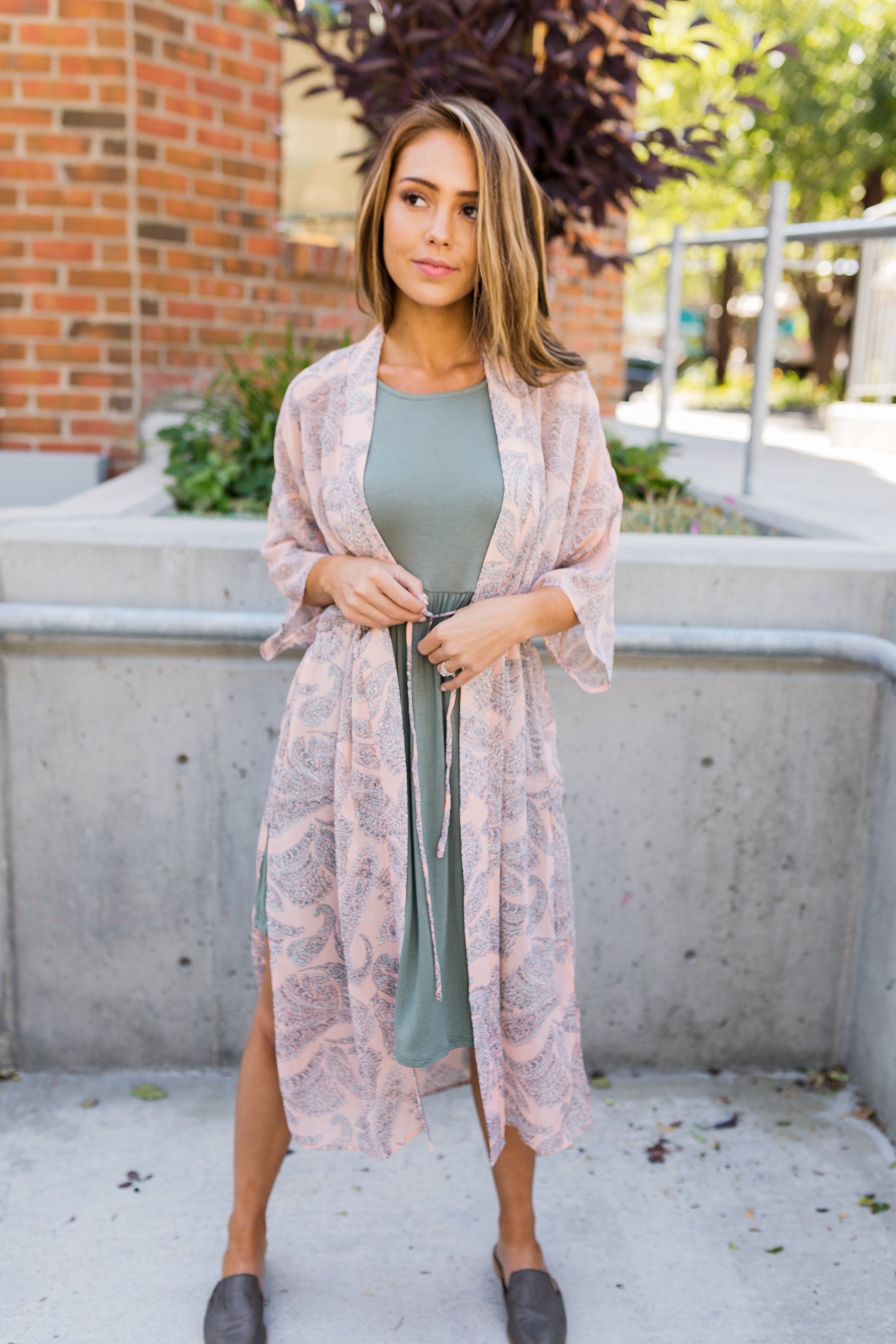 Olive Tank Midi Dress