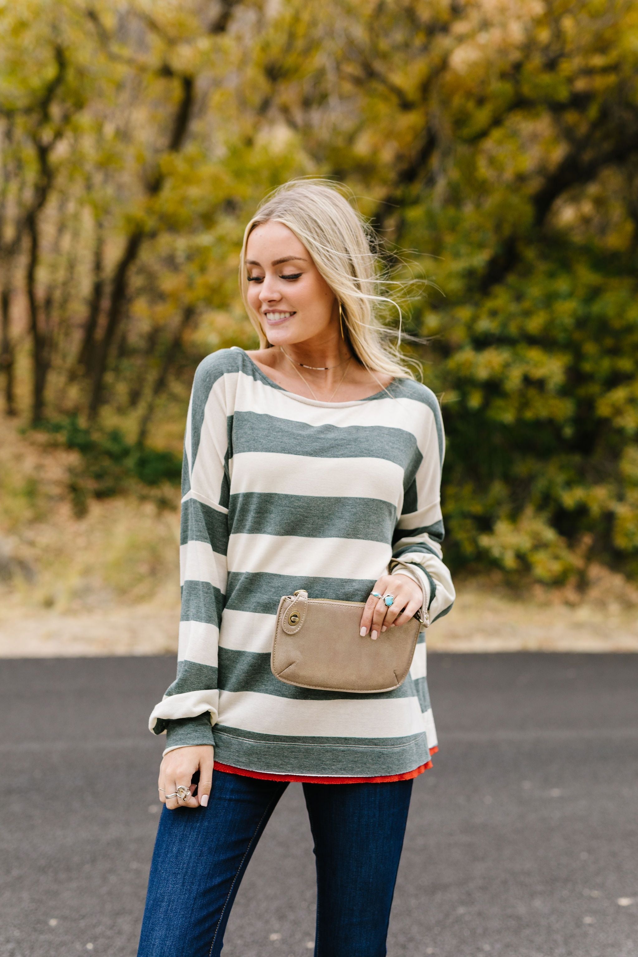 Olive Ya Forever Striped Top
