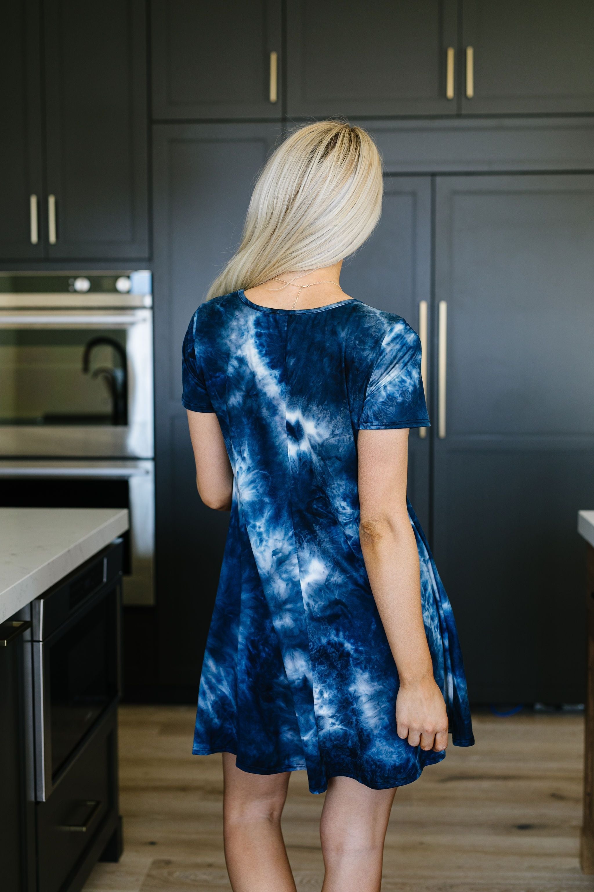 Pacific Waters Tie Dye T-Shirt Dress