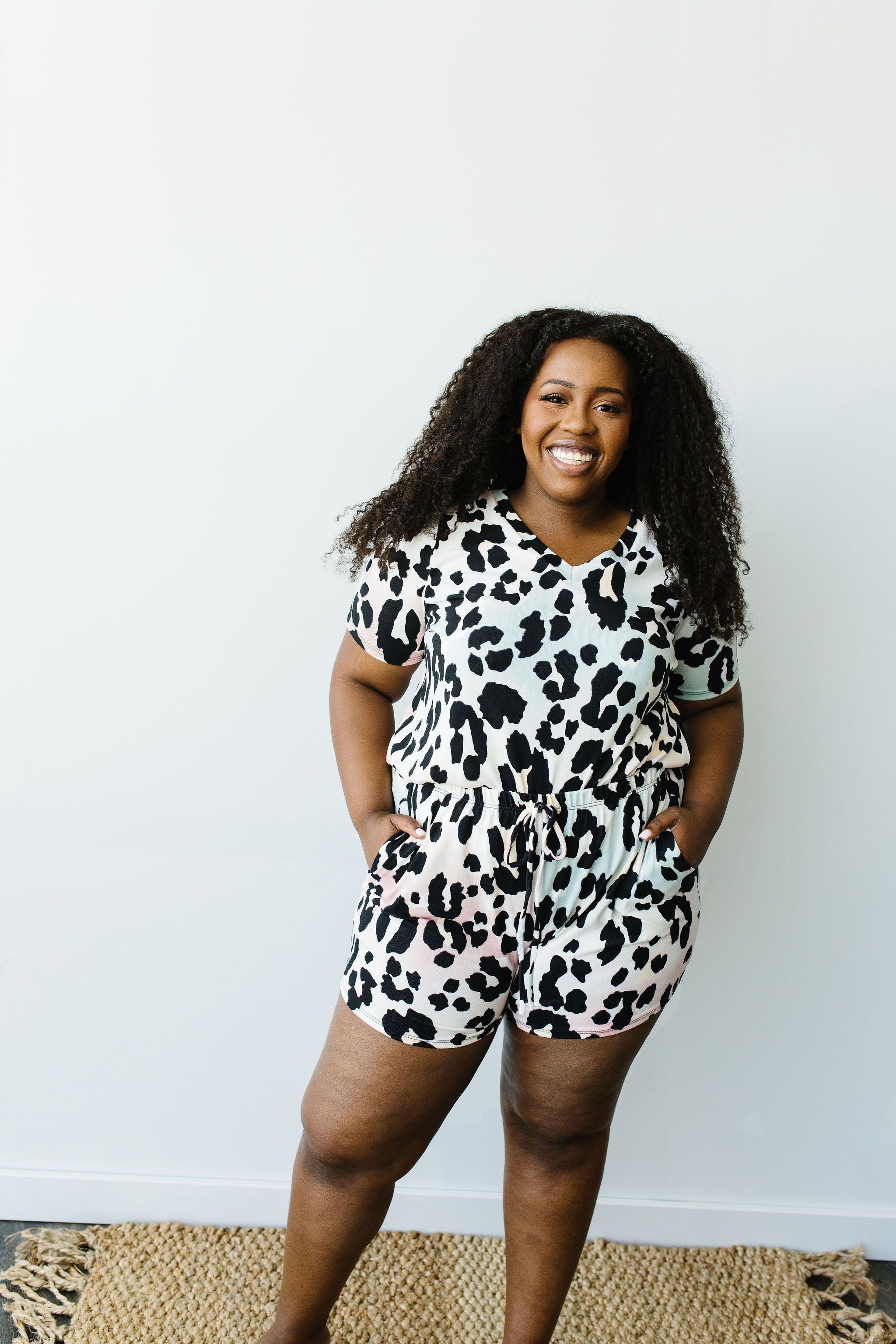 Pale Mint Animal Print Top